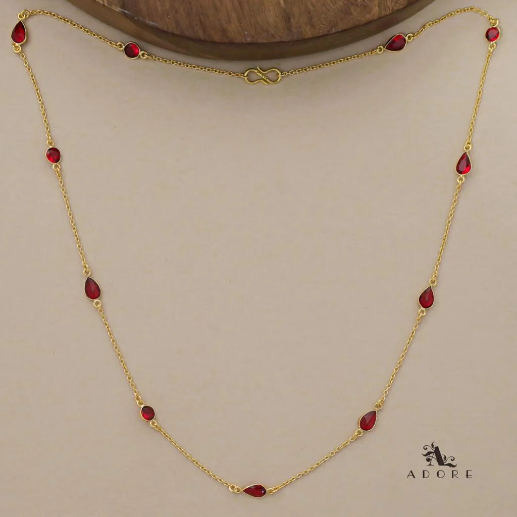 11 Stone Multicolour Long Chain - Image 13