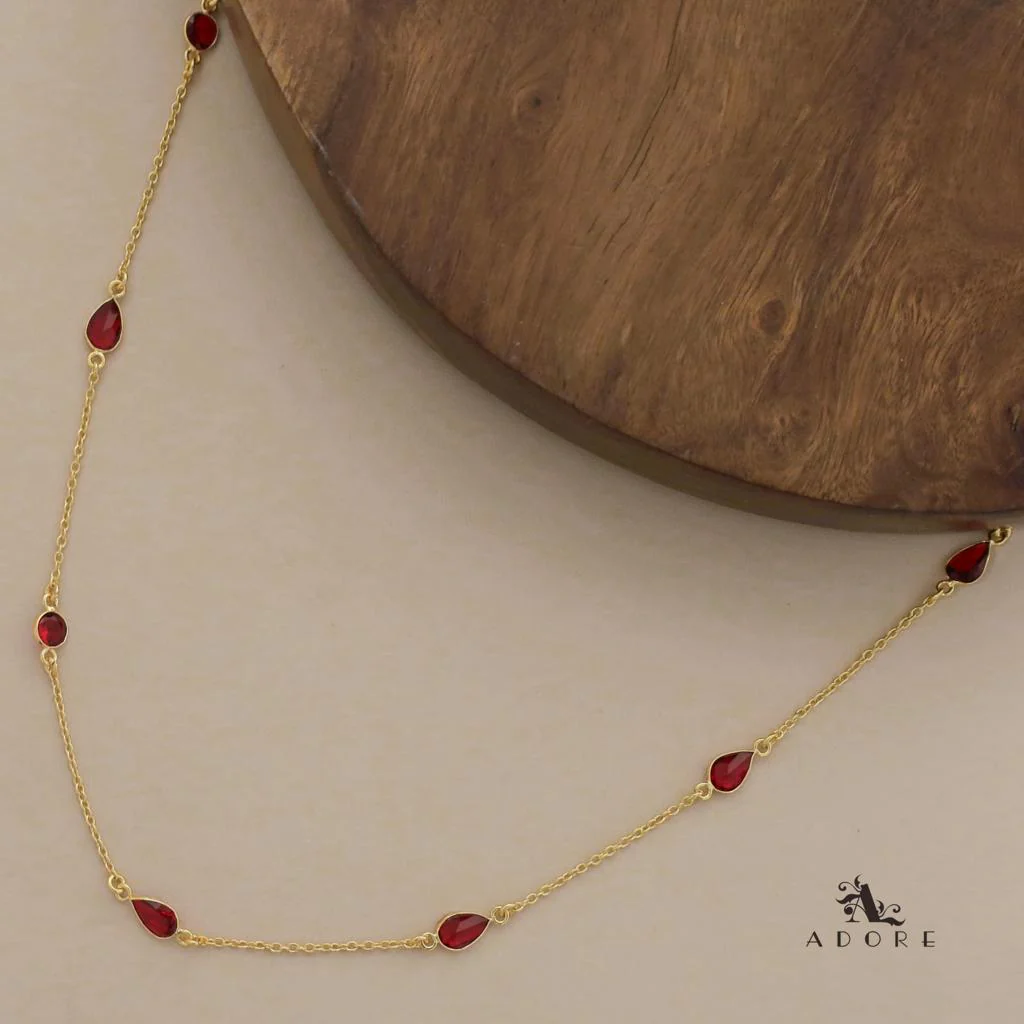 11 Stone Multicolour Long Chain - Image 15