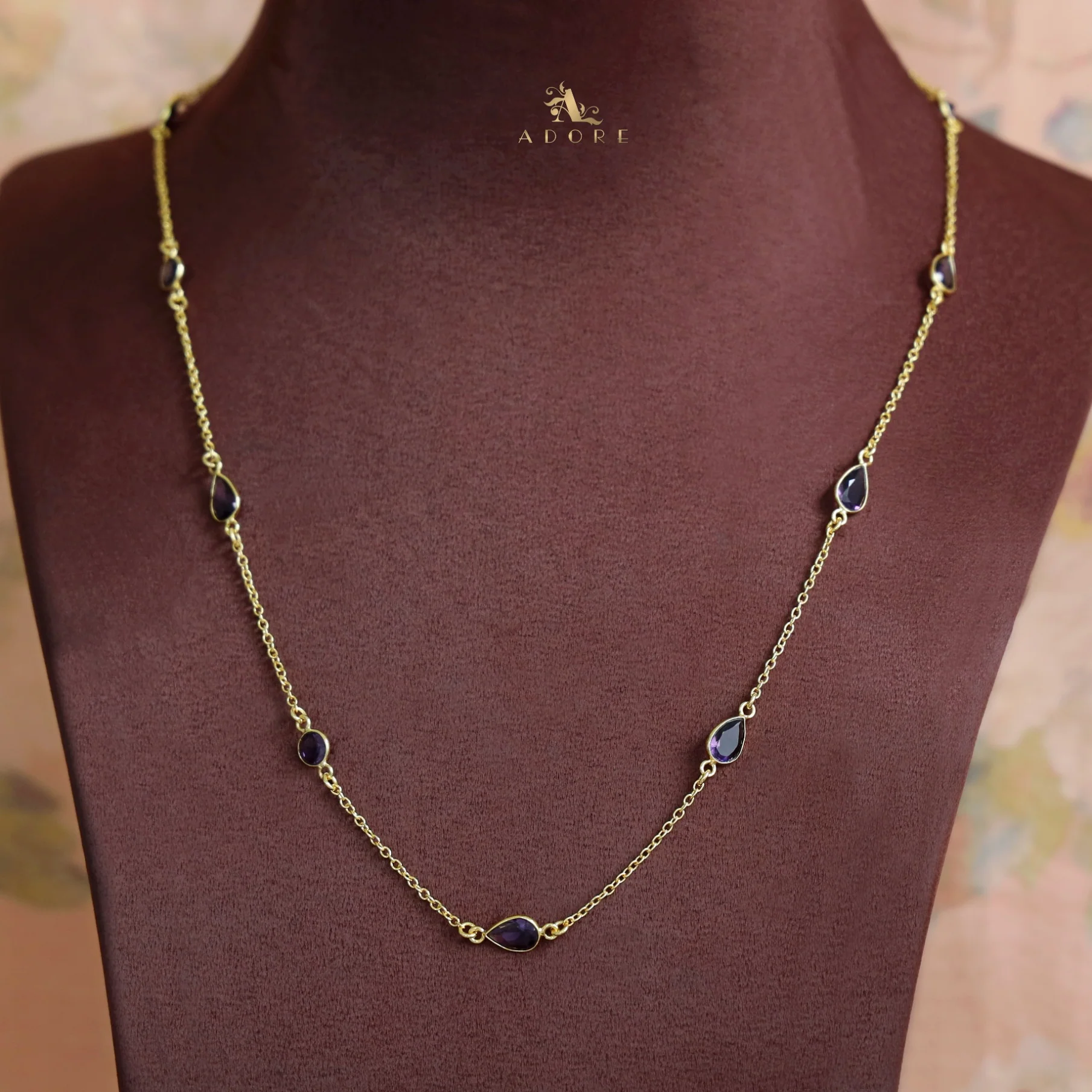 11 Stone Multicolour Long Chain - Image 21