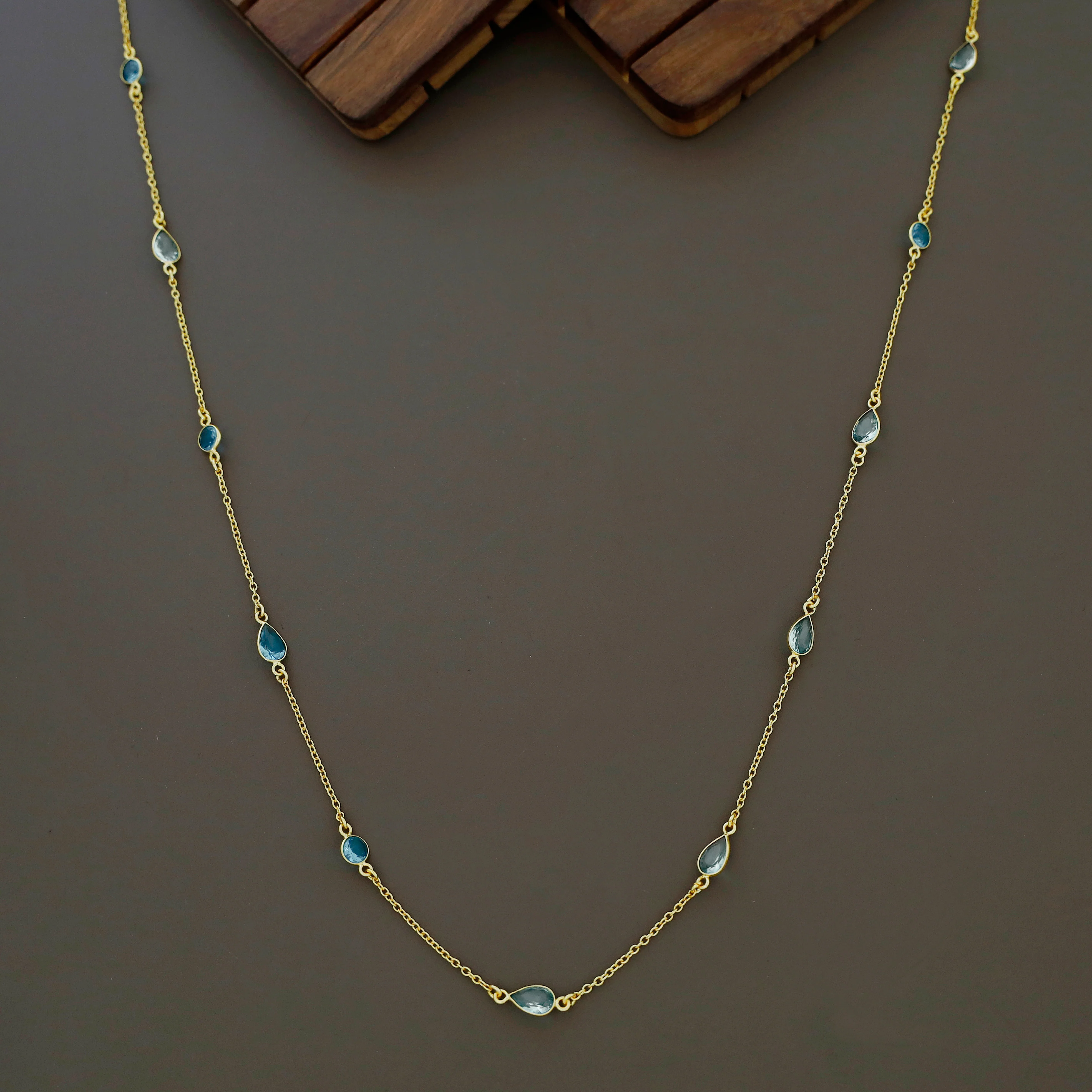 11 Stone Multicolour Long Chain - Image 32