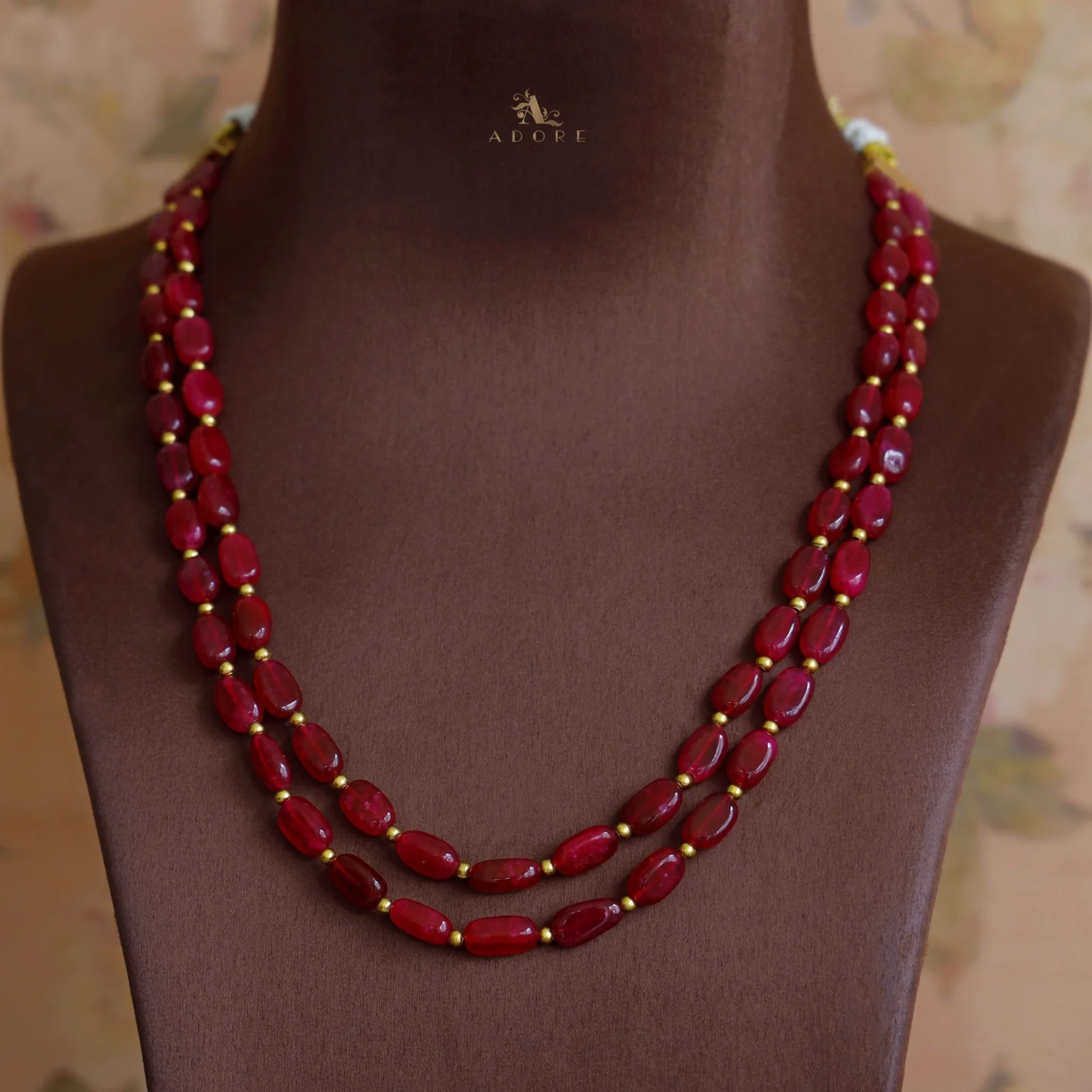 2 Layer Onyx Savakshi Neckpiece - Image 11