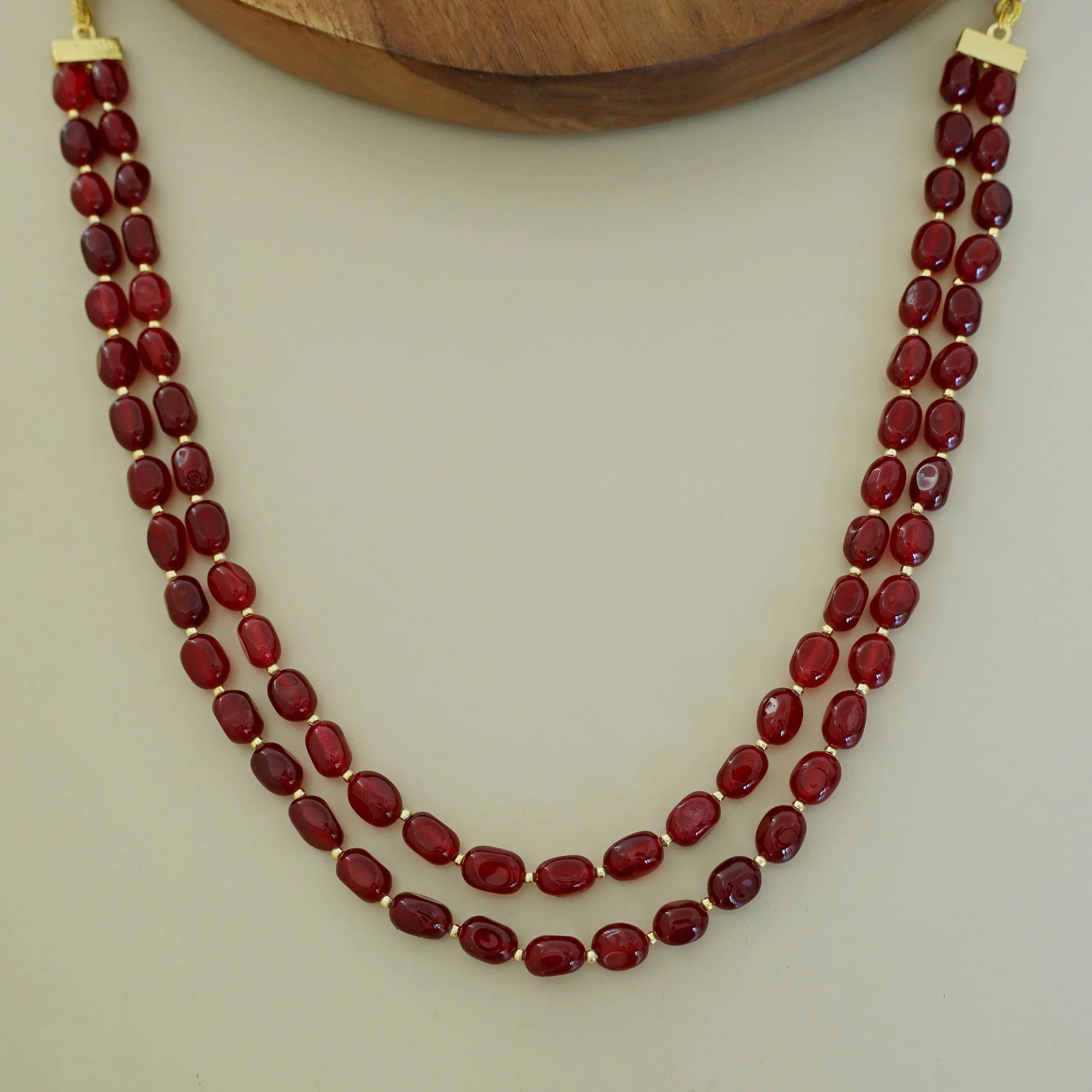 2 Layer Onyx Savakshi Neckpiece - Image 12