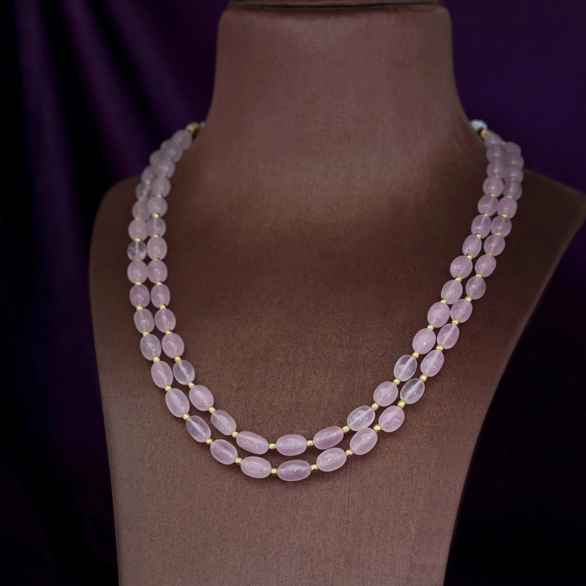 2 Layer Onyx Savakshi Neckpiece - Image 4