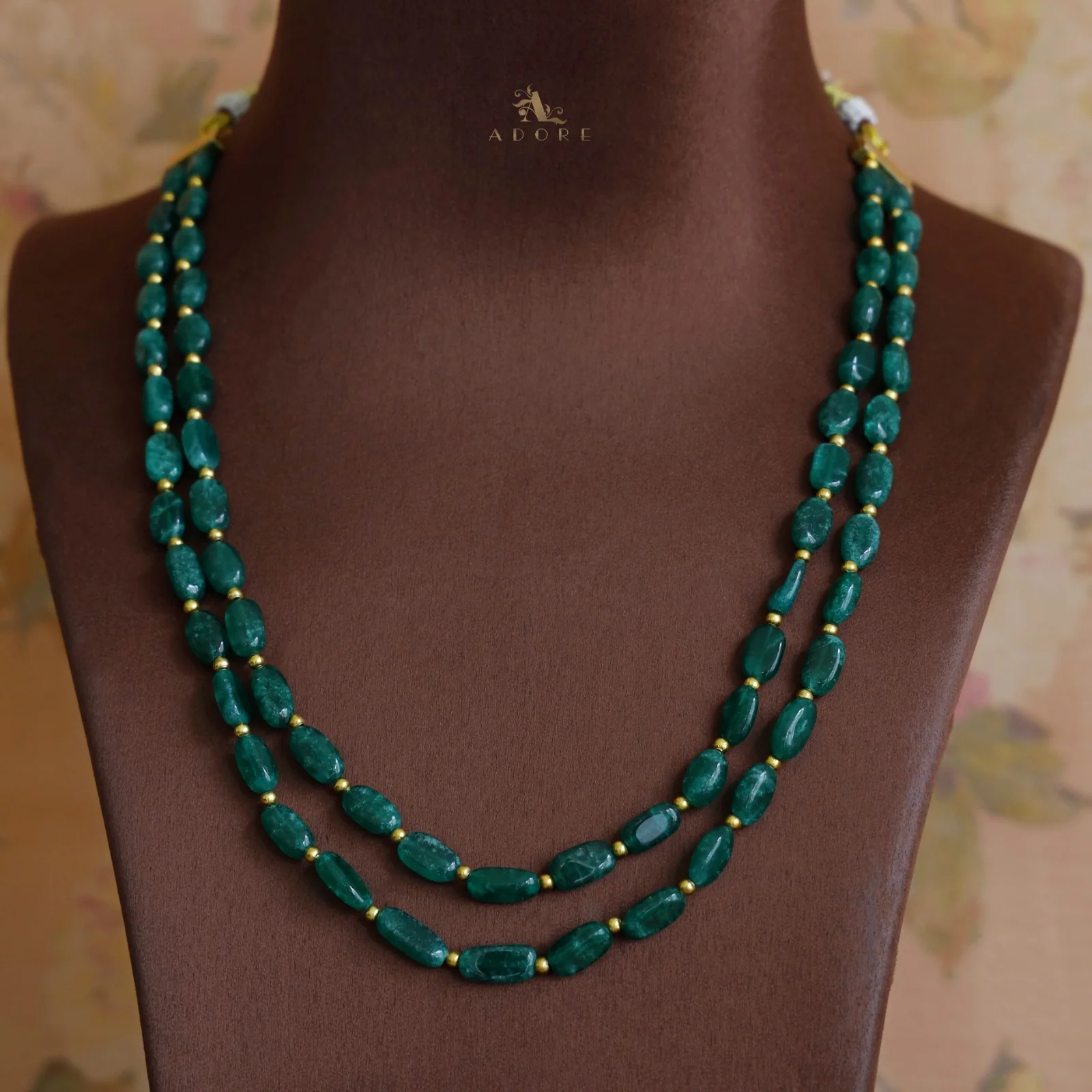 2 Layer Onyx Savakshi Neckpiece - Image 6