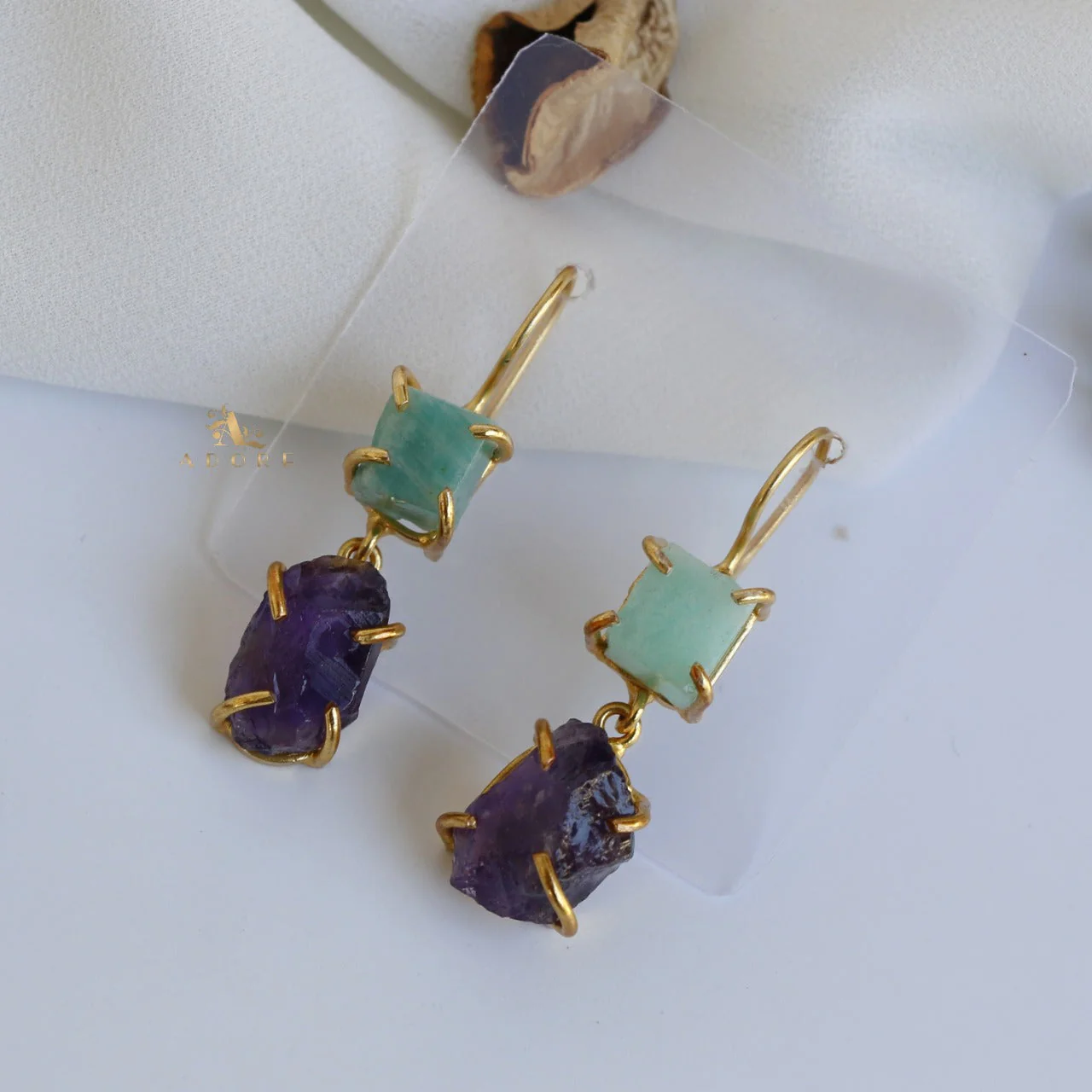2 Layer Raw Stone Paalika Drops - Image 12