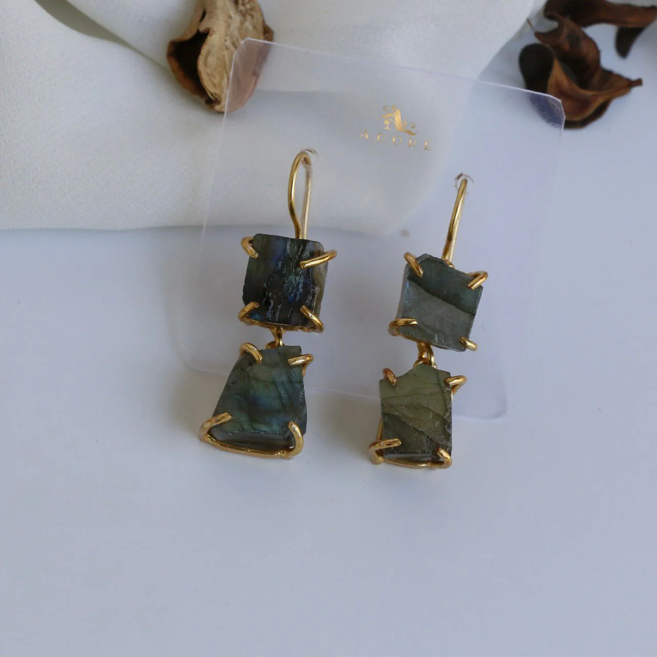 2 Layer Raw Stone Paalika Drops - Image 15