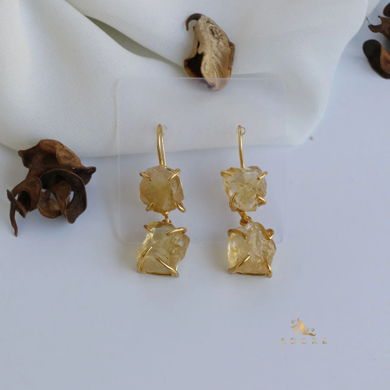 2 Layer Raw Stone Paalika Drops - Image 17