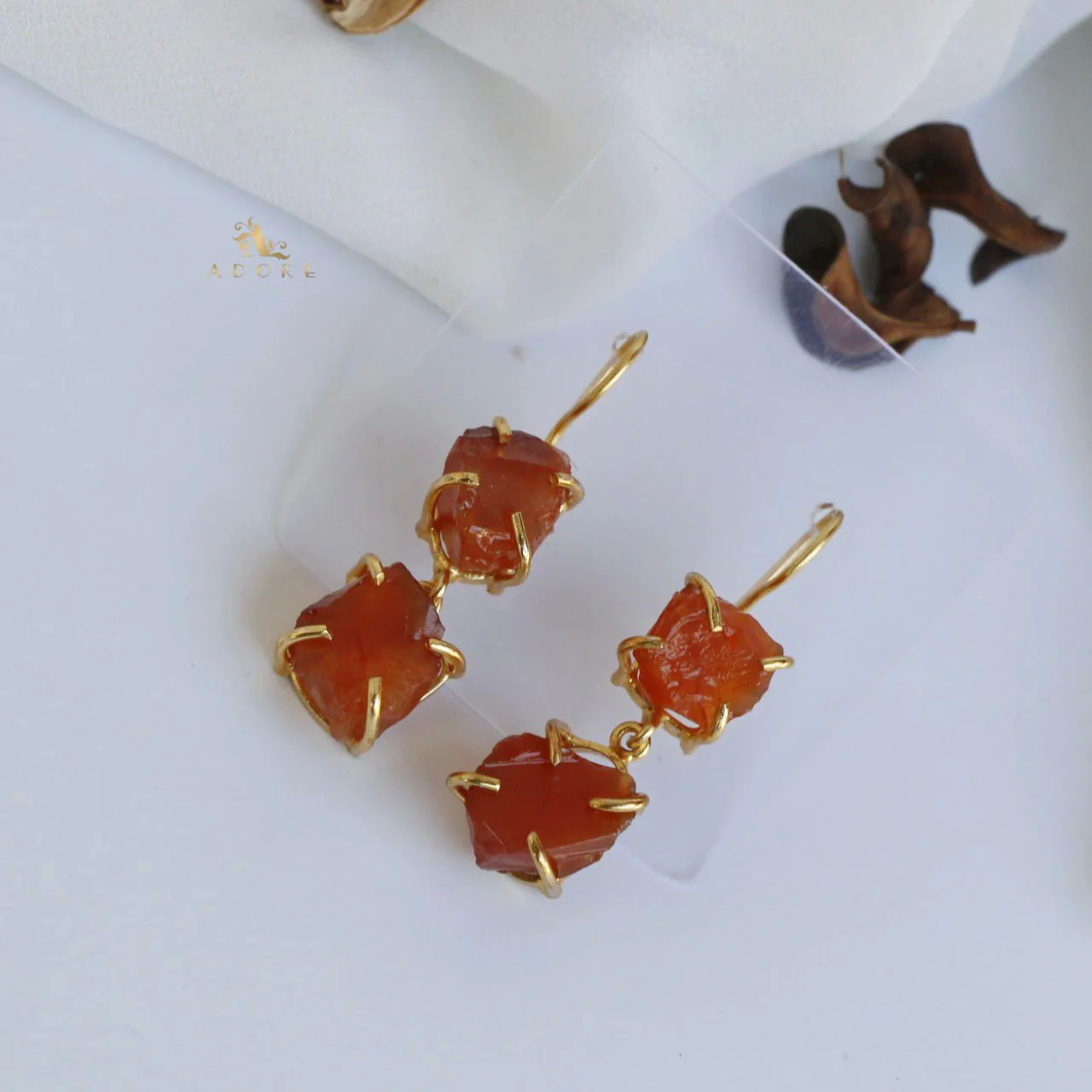 2 Layer Raw Stone Paalika Drops - Image 19