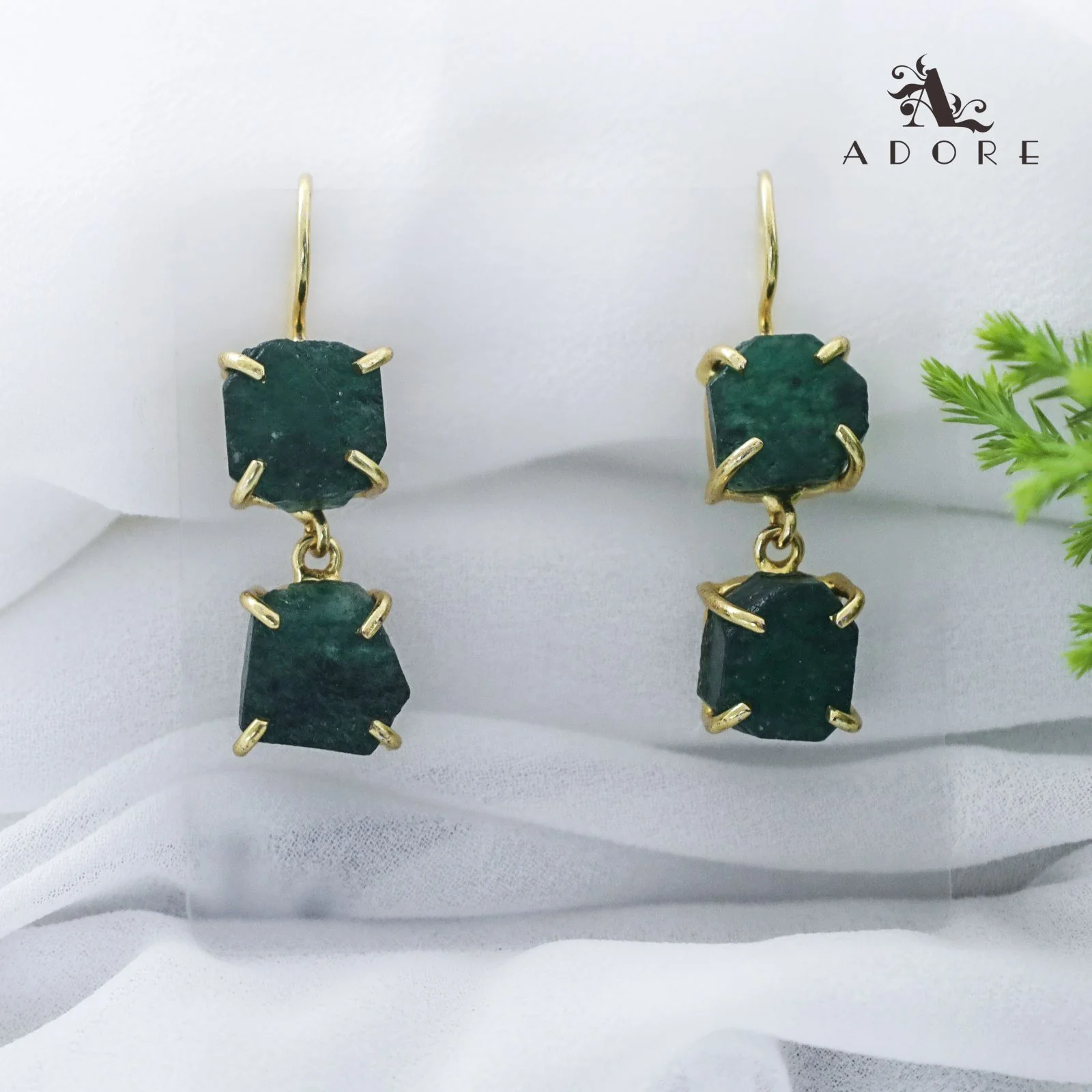 2 Layer Raw Stone Paalika Drops - Image 2
