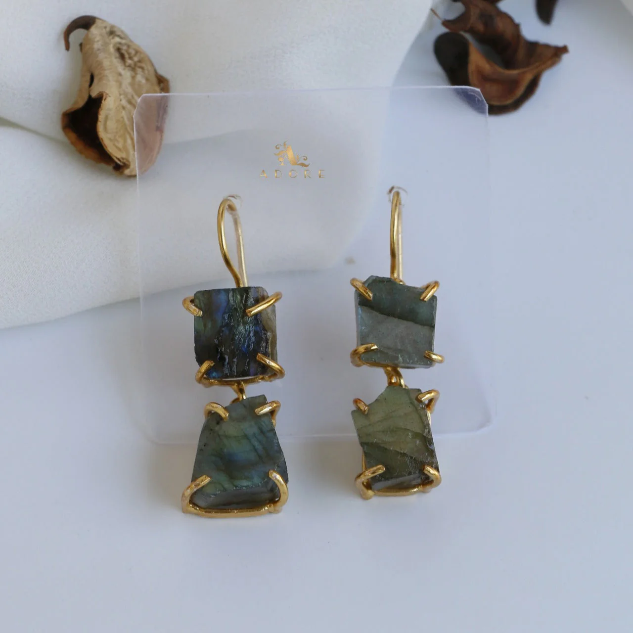2 Layer Raw Stone Paalika Drops - Image 4