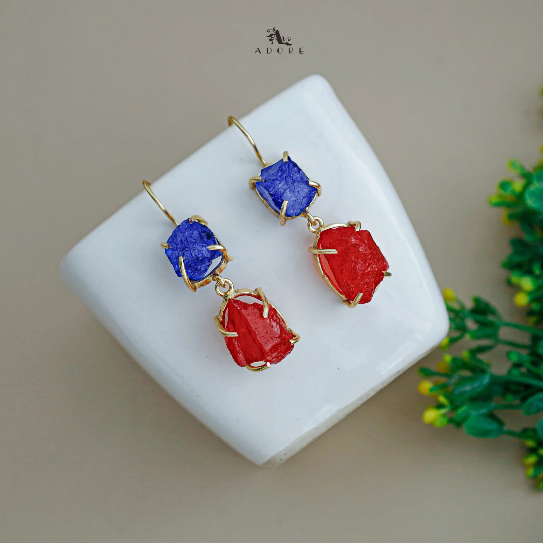 2 Layer Raw Stone Paalika Drops - Image 5