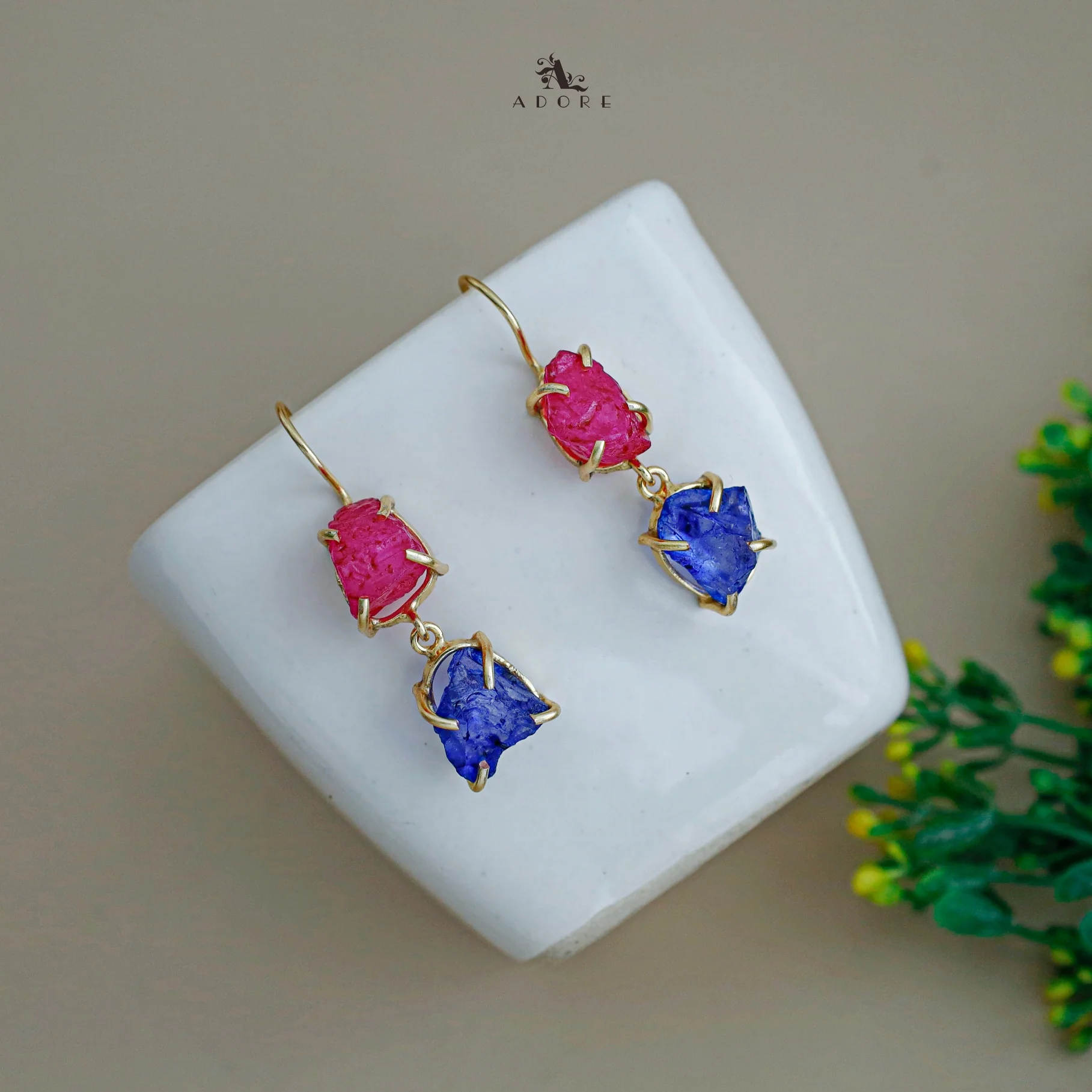 2 Layer Raw Stone Paalika Drops - Image 7