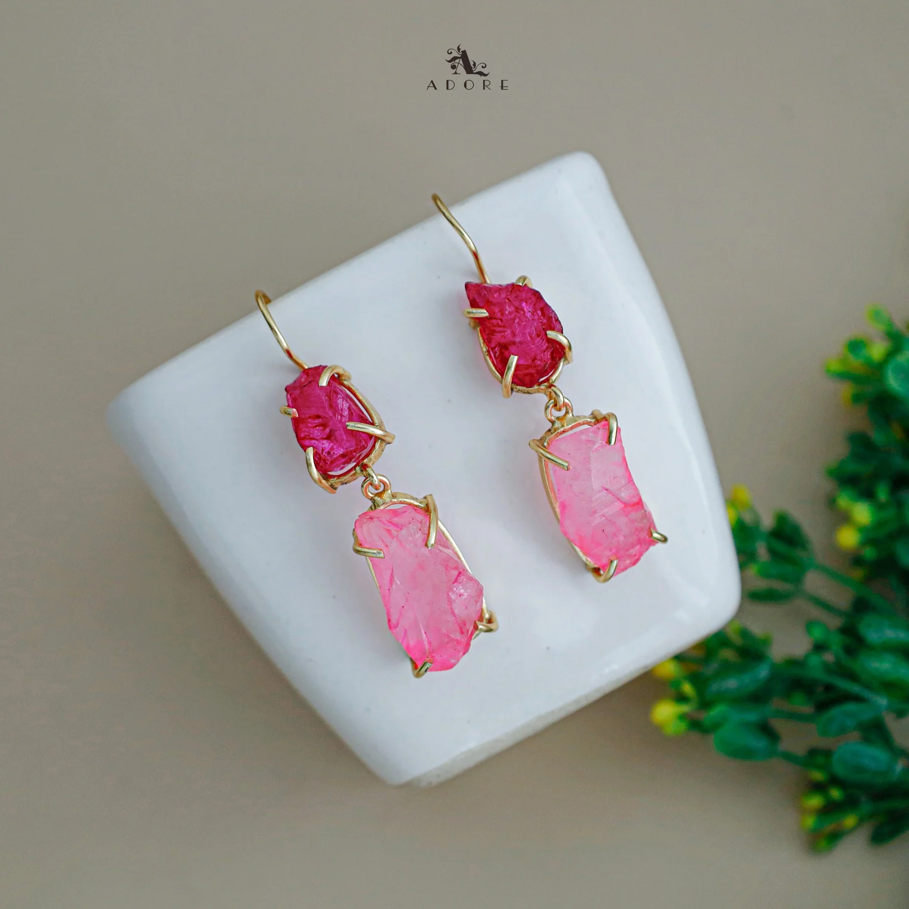 2 Layer Raw Stone Paalika Drops - Image 8