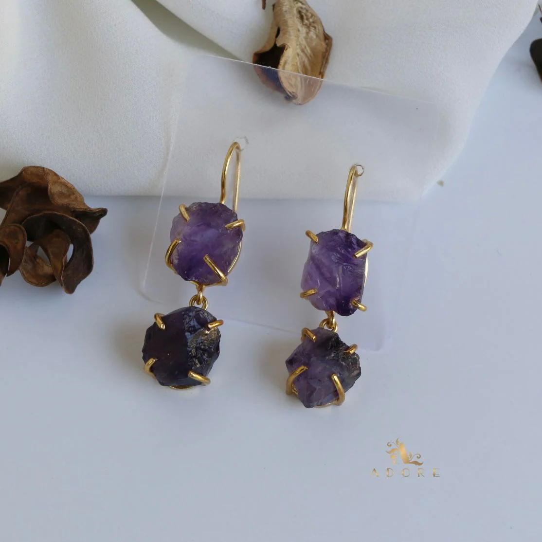 2 Layer Raw Stone Paalika Drops - Image 9