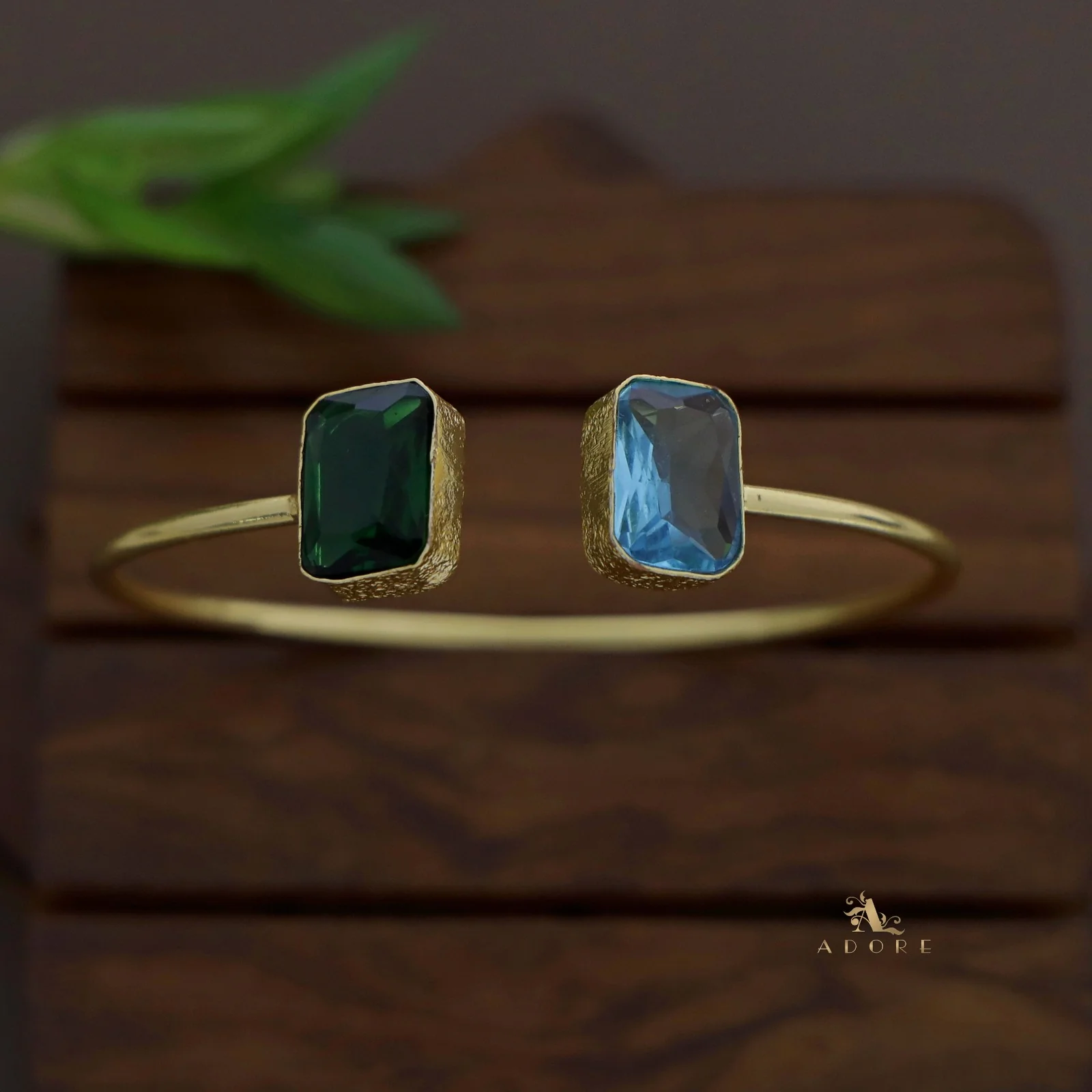 2 Stone Rectangle Bangle (Colour Option) - Image 17