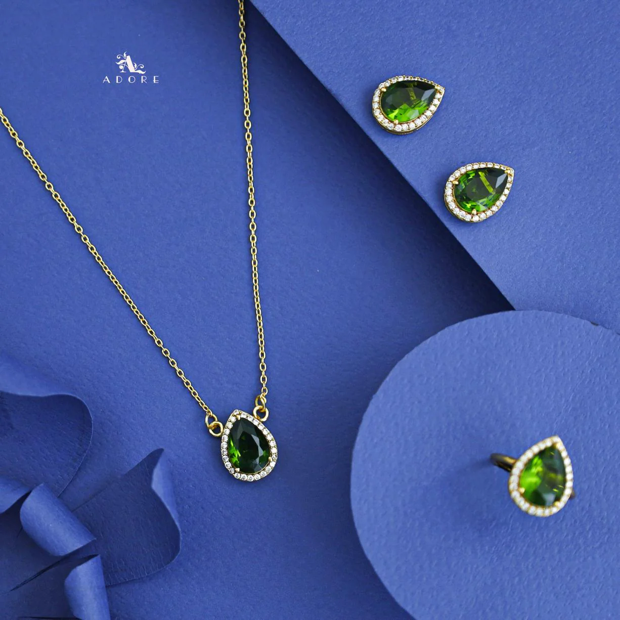 3 In 1 Meltta Drop Glossy Neckpiece Combo - Image 13