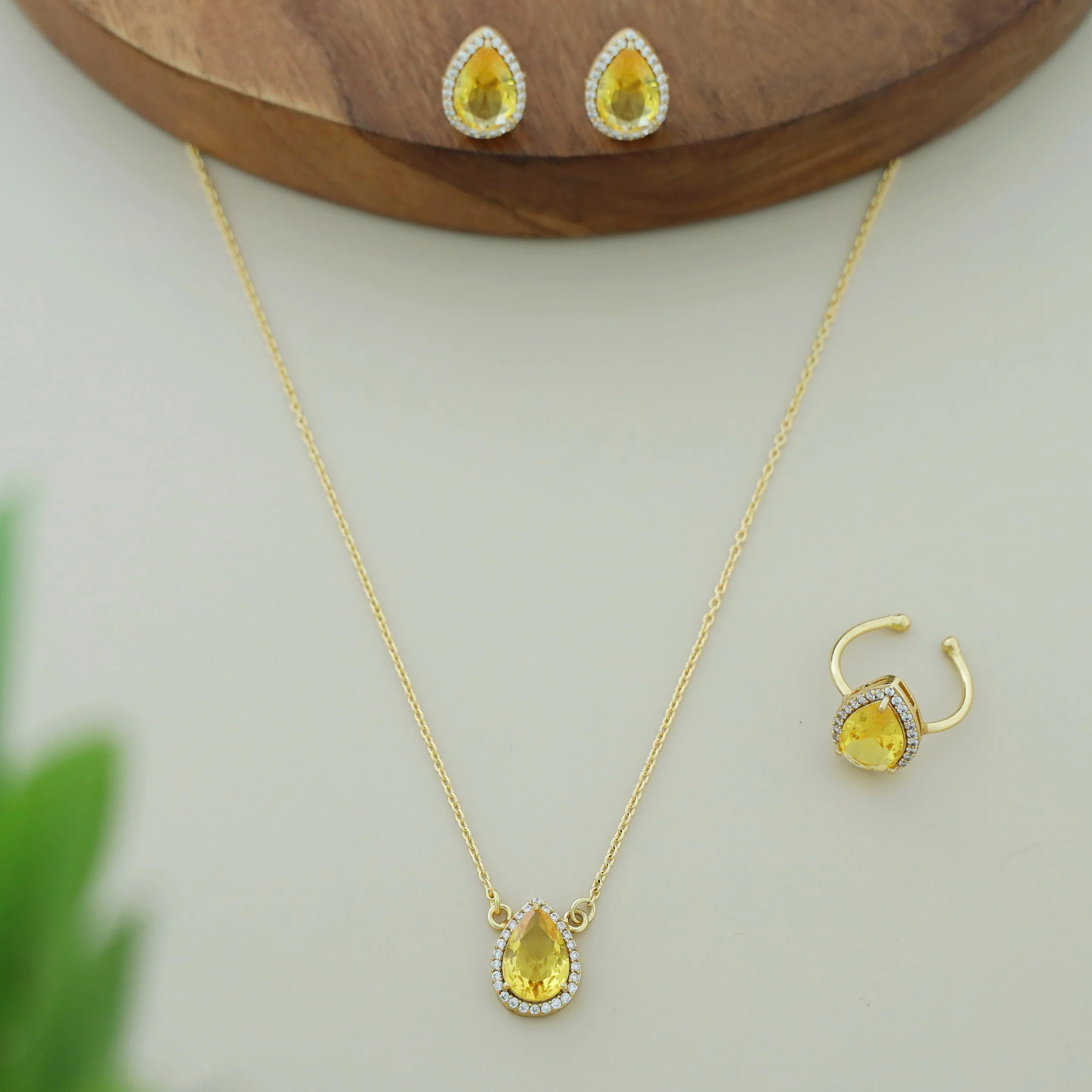 3 In 1 Meltta Drop Glossy Neckpiece Combo - Image 3