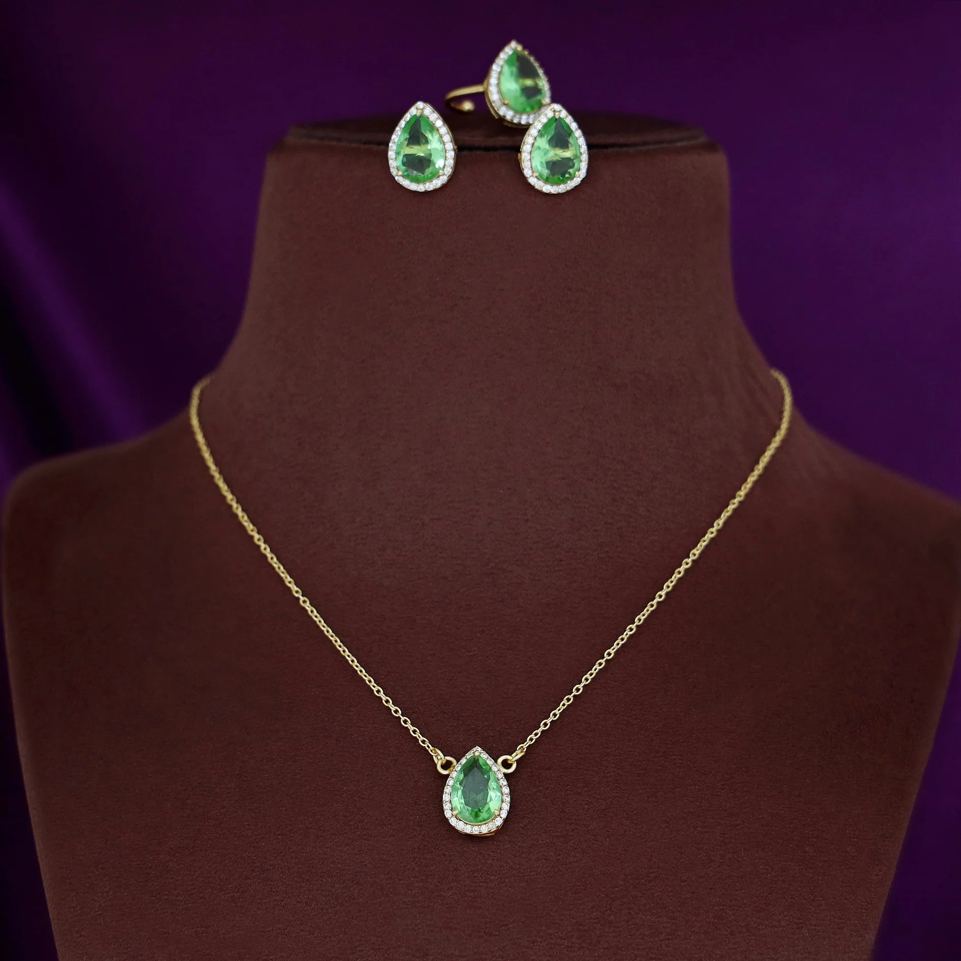 3 In 1 Meltta Drop Glossy Neckpiece Combo - Image 4