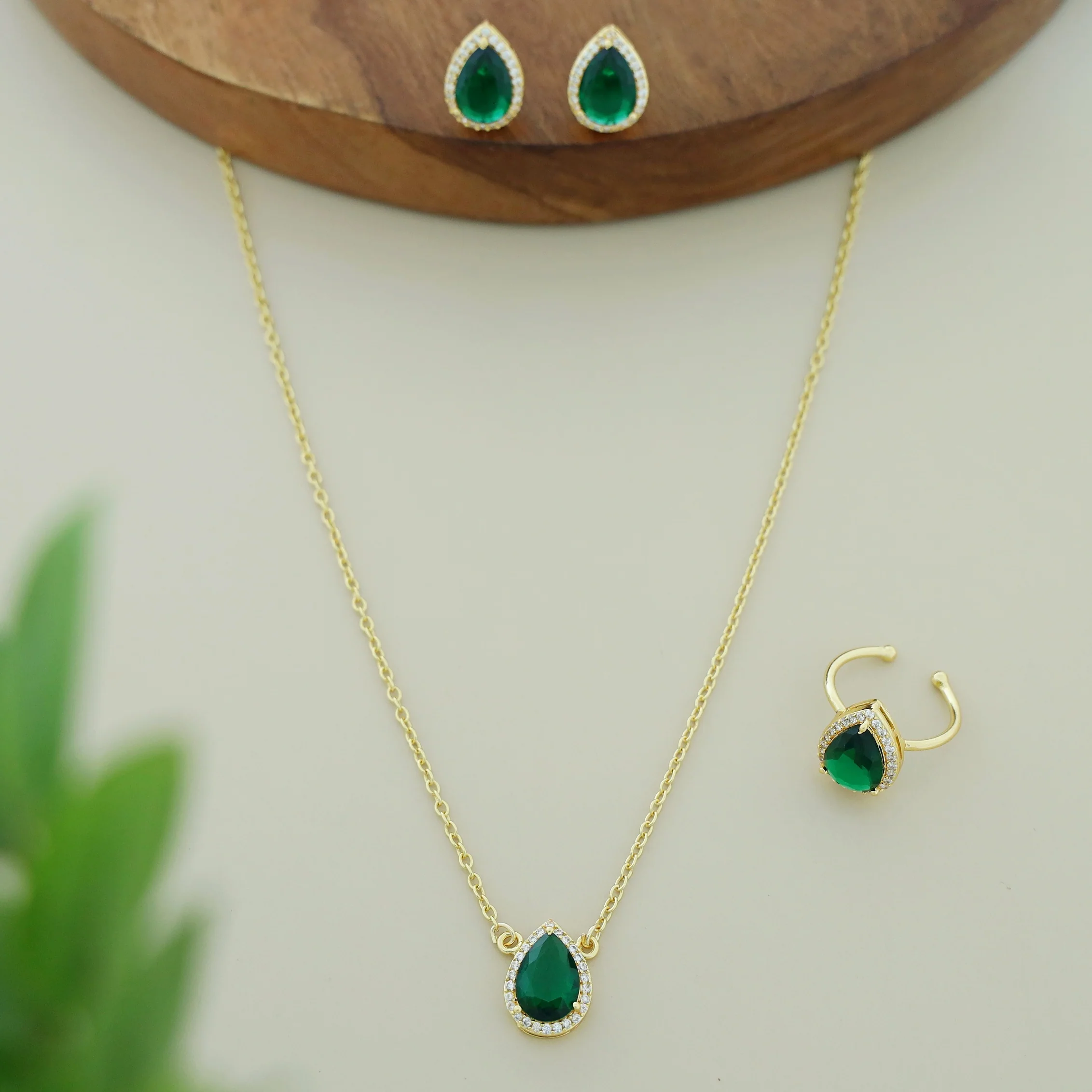 3 In 1 Meltta Drop Glossy Neckpiece Combo - Image 7