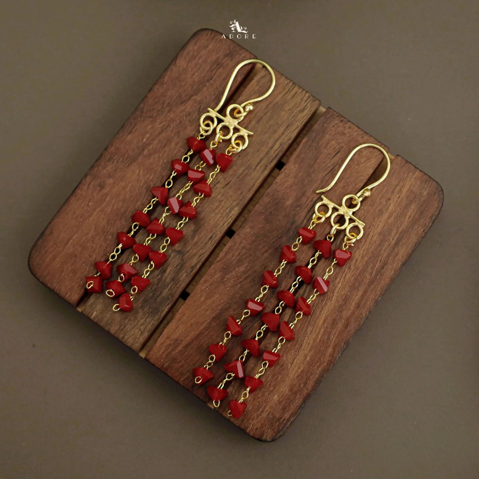 3 Layer Coloured Tassel Drop - Image 16