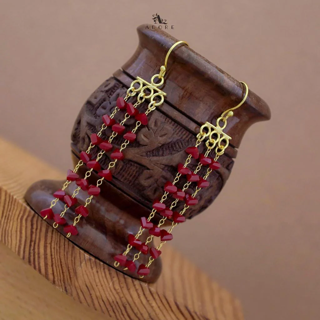 3 Layer Coloured Tassel Drop - Image 6