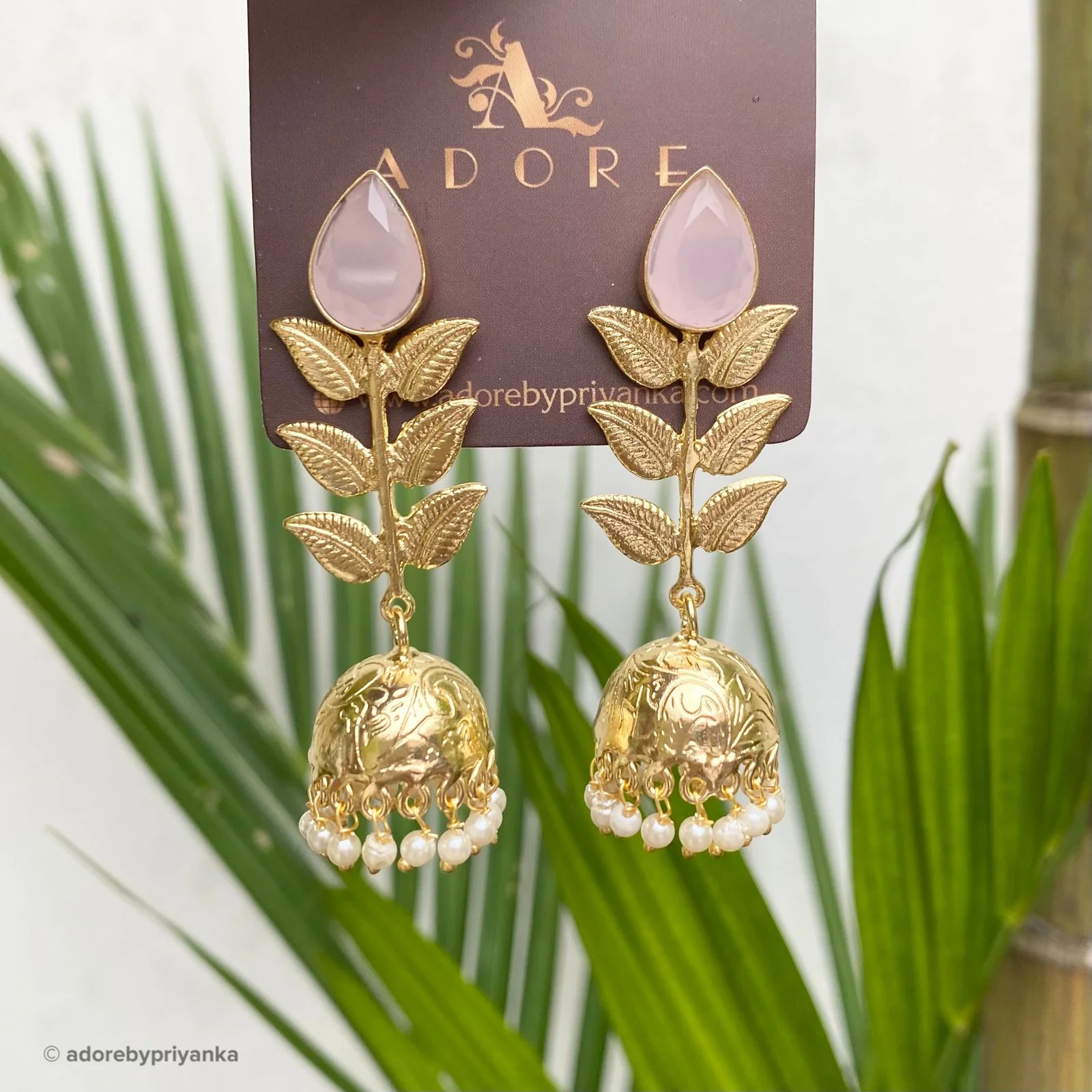 3 Layer Leaf Jhumka - Image 17
