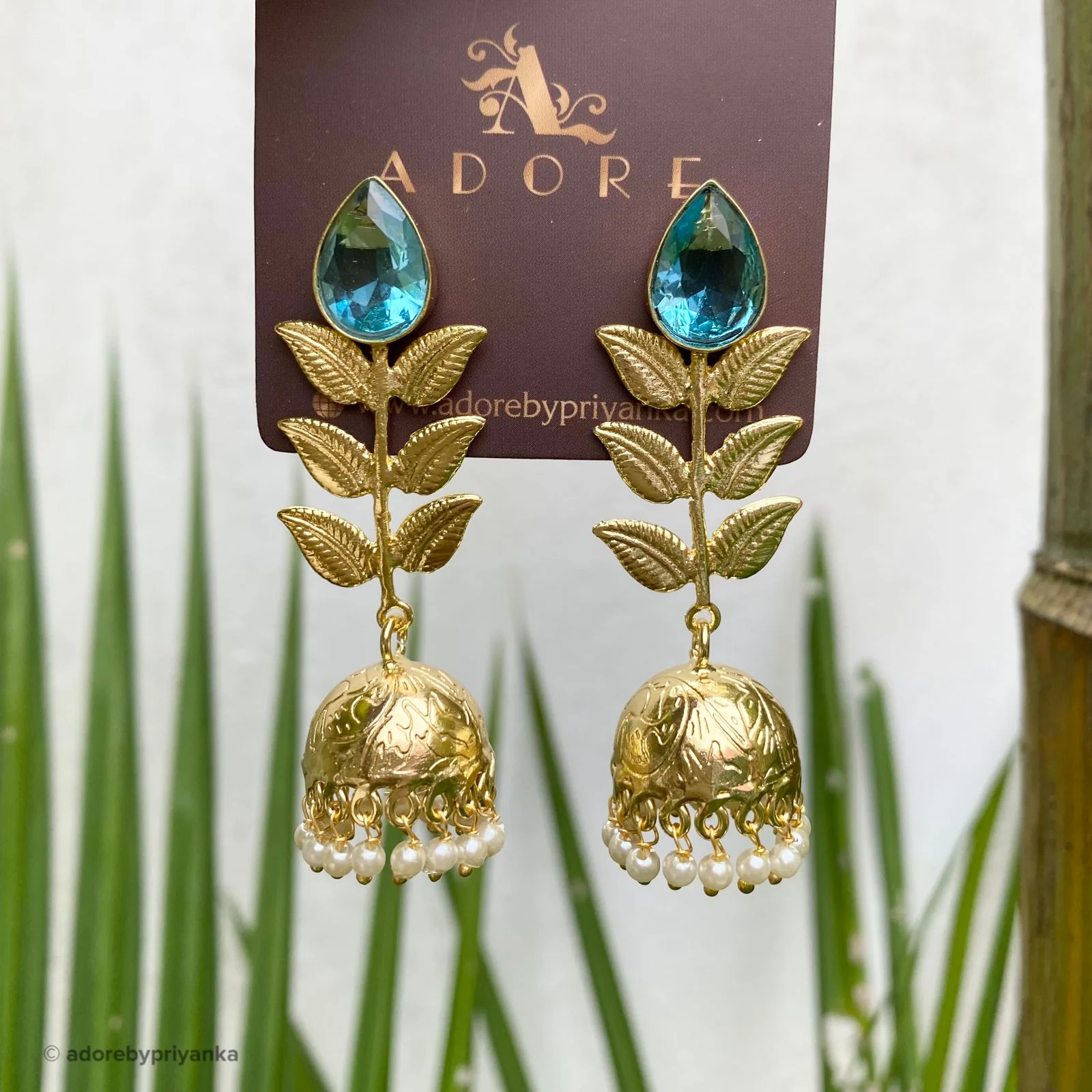 3 Layer Leaf Jhumka - Image 18