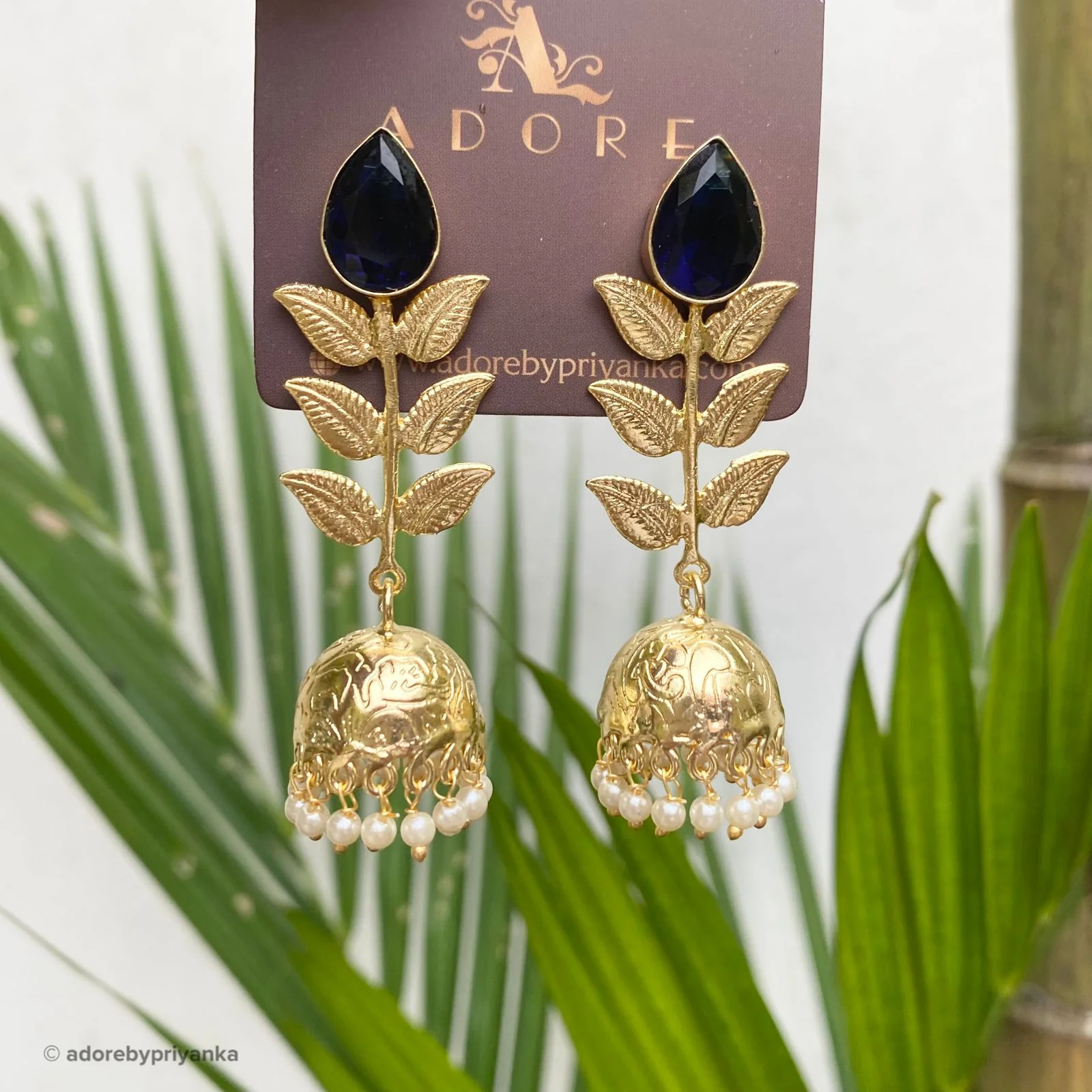 3 Layer Leaf Jhumka - Image 20