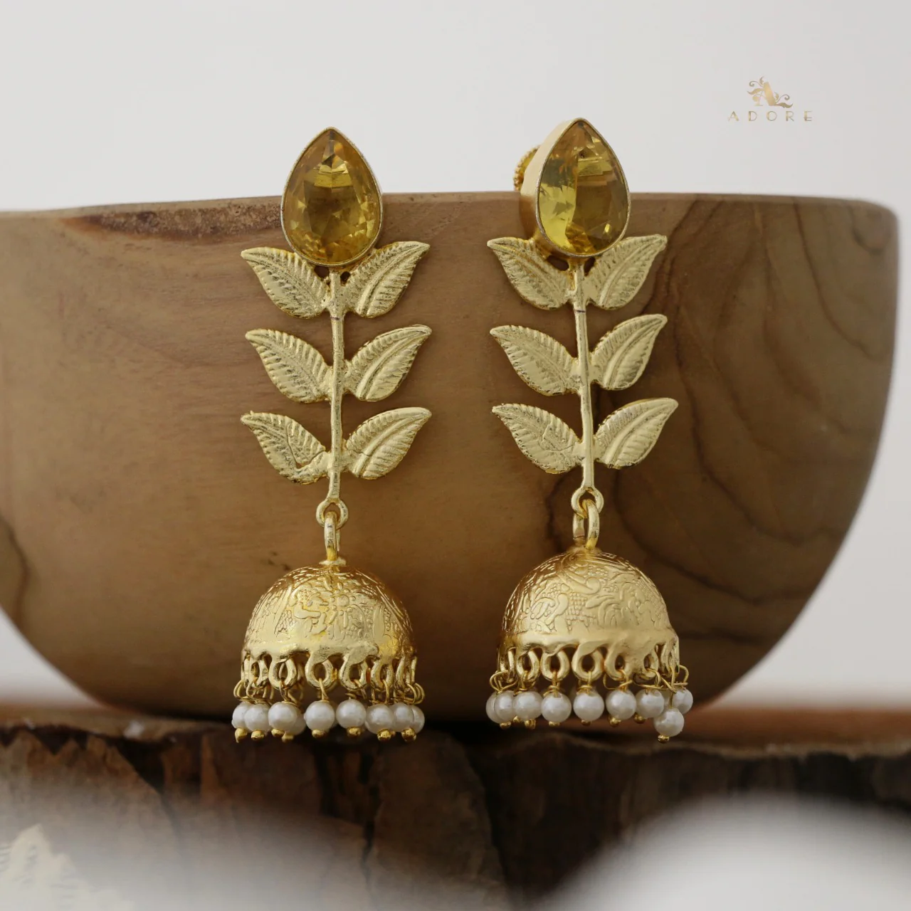 3 Layer Leaf Jhumka - Image 22