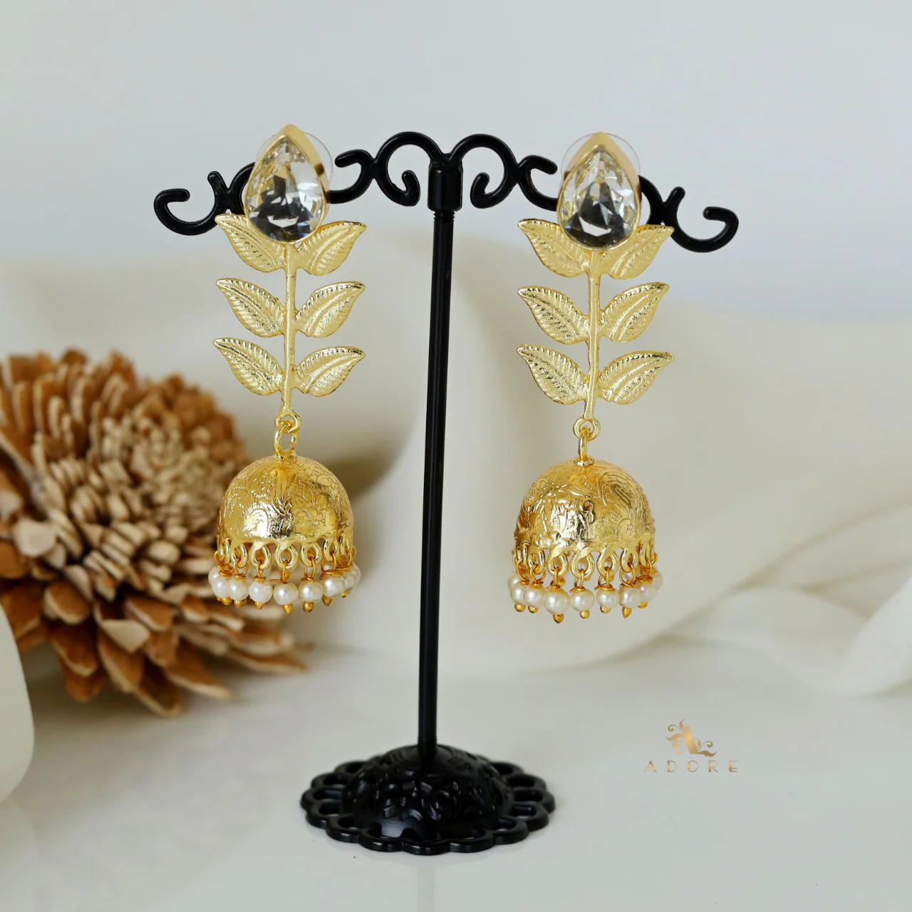 3 Layer Leaf Jhumka - Image 26