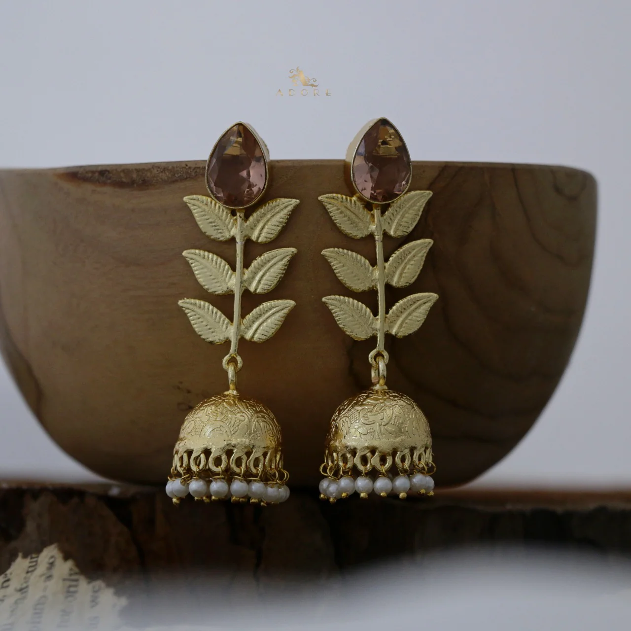 3 Layer Leaf Jhumka - Image 28