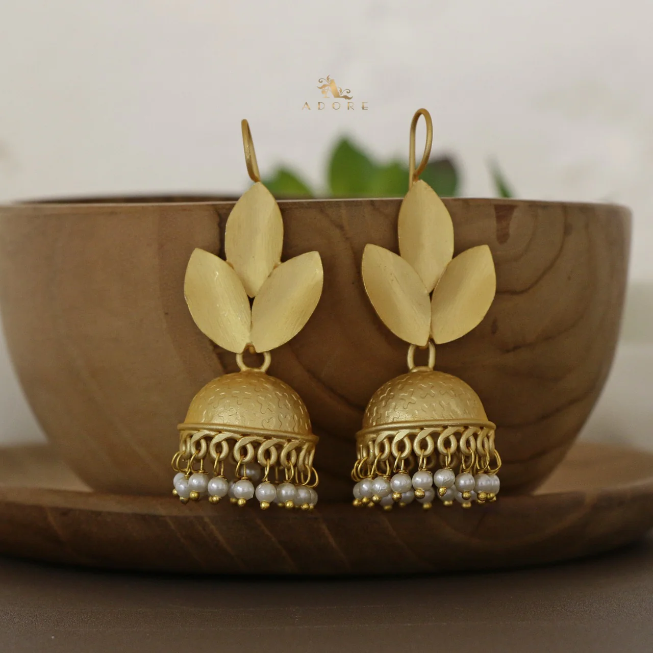 3 Leaf Jhumka - Image 5