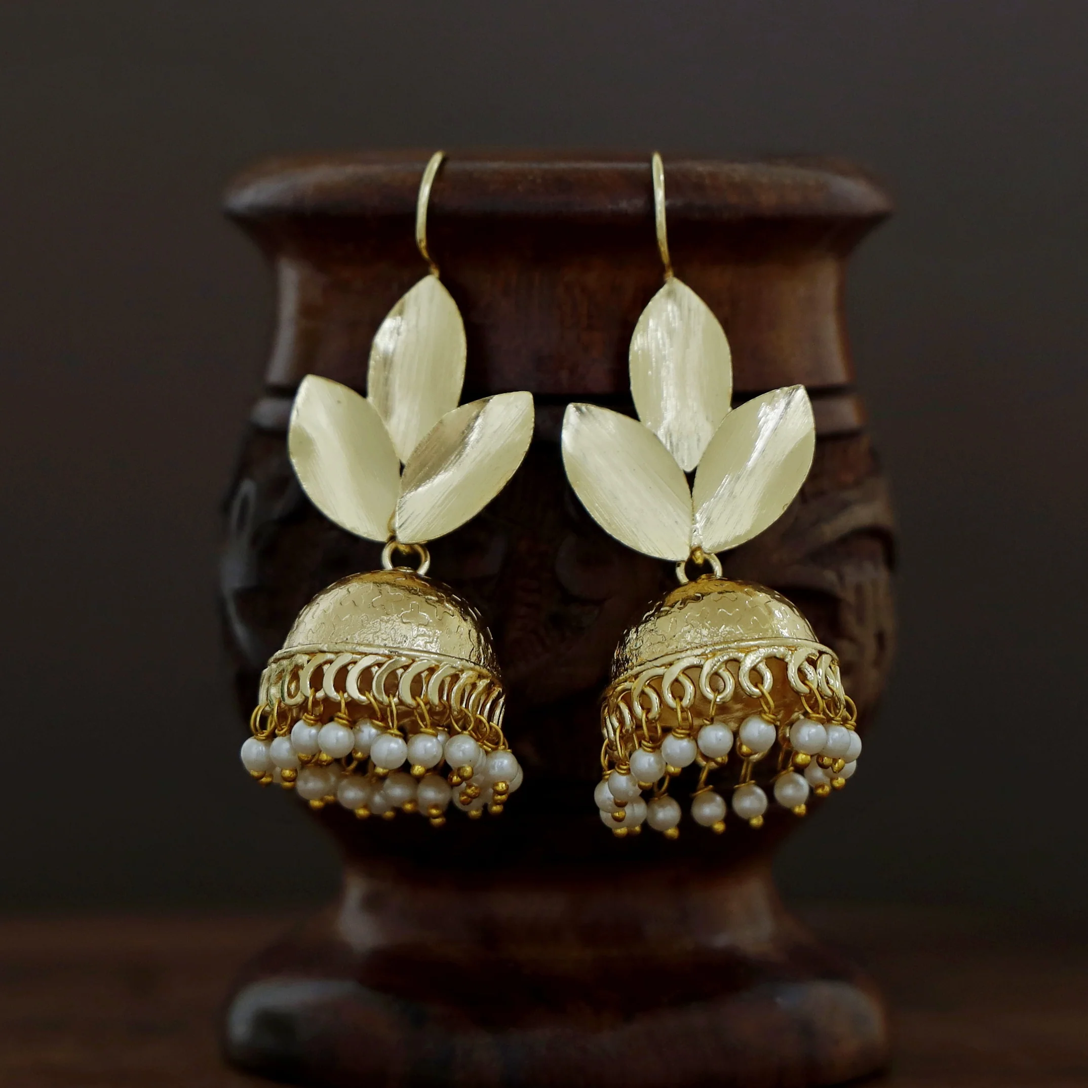 3 Leaf Jhumka - Image 9