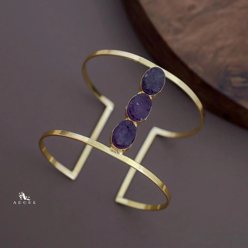 3 Raw Stone Bangle - Image 3