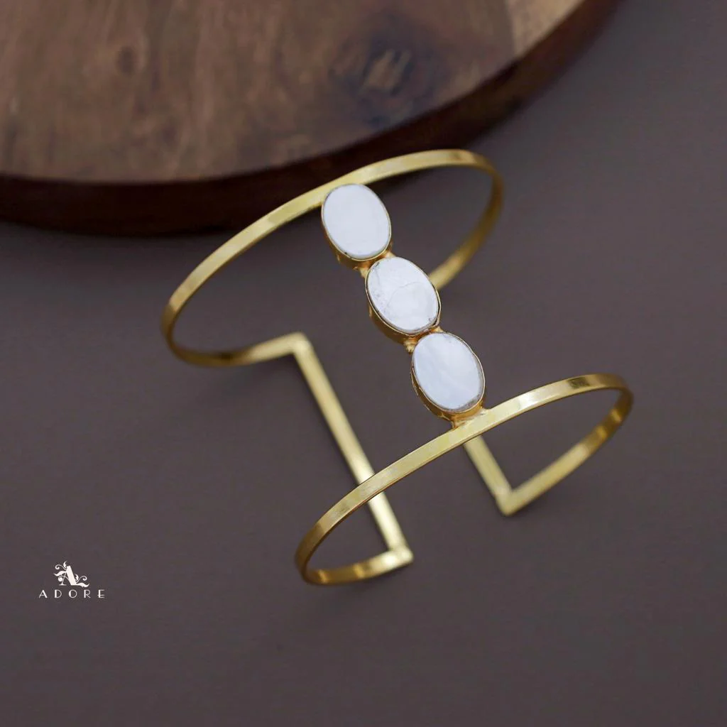 3 Raw Stone Bangle - Image 4