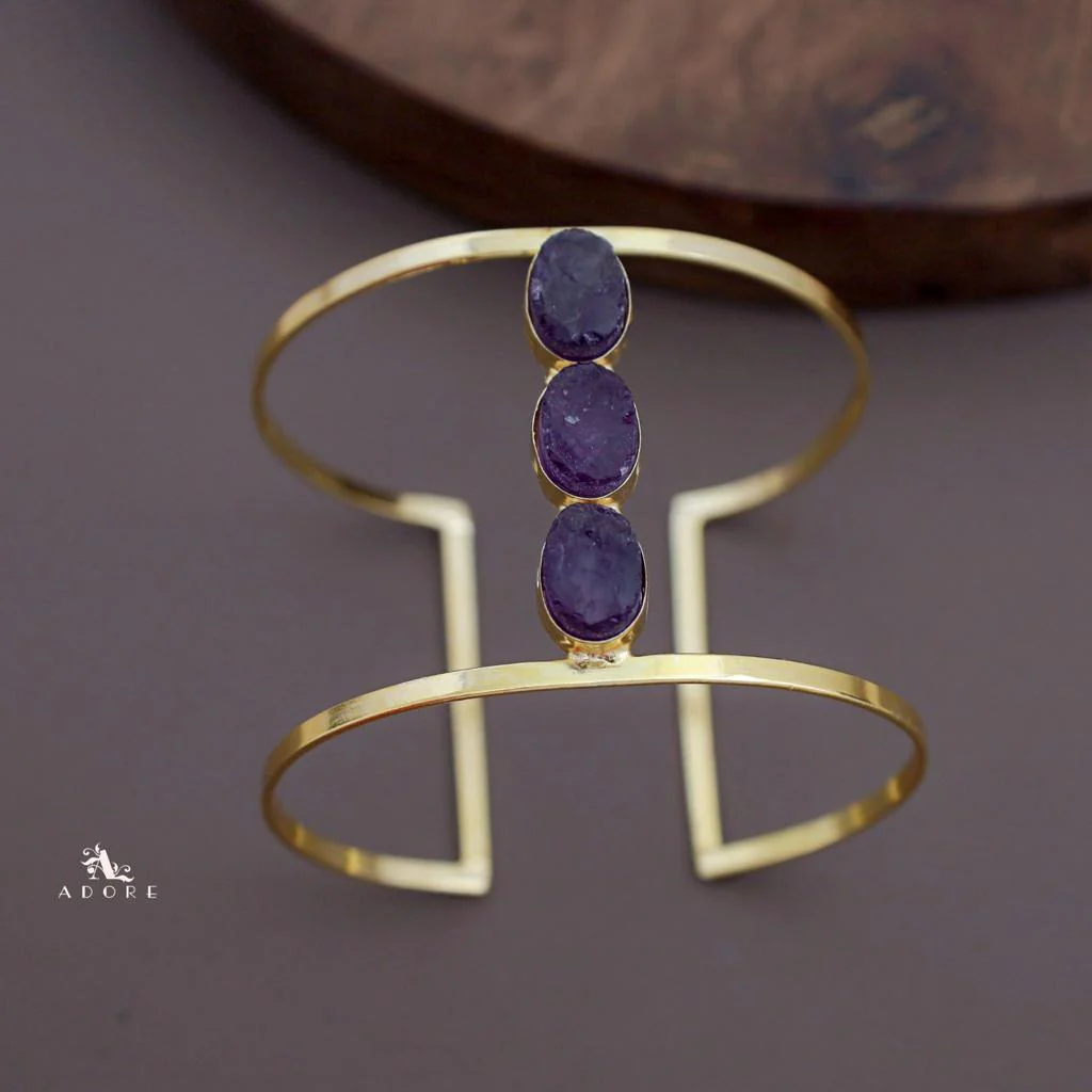3 Raw Stone Bangle - Image 6
