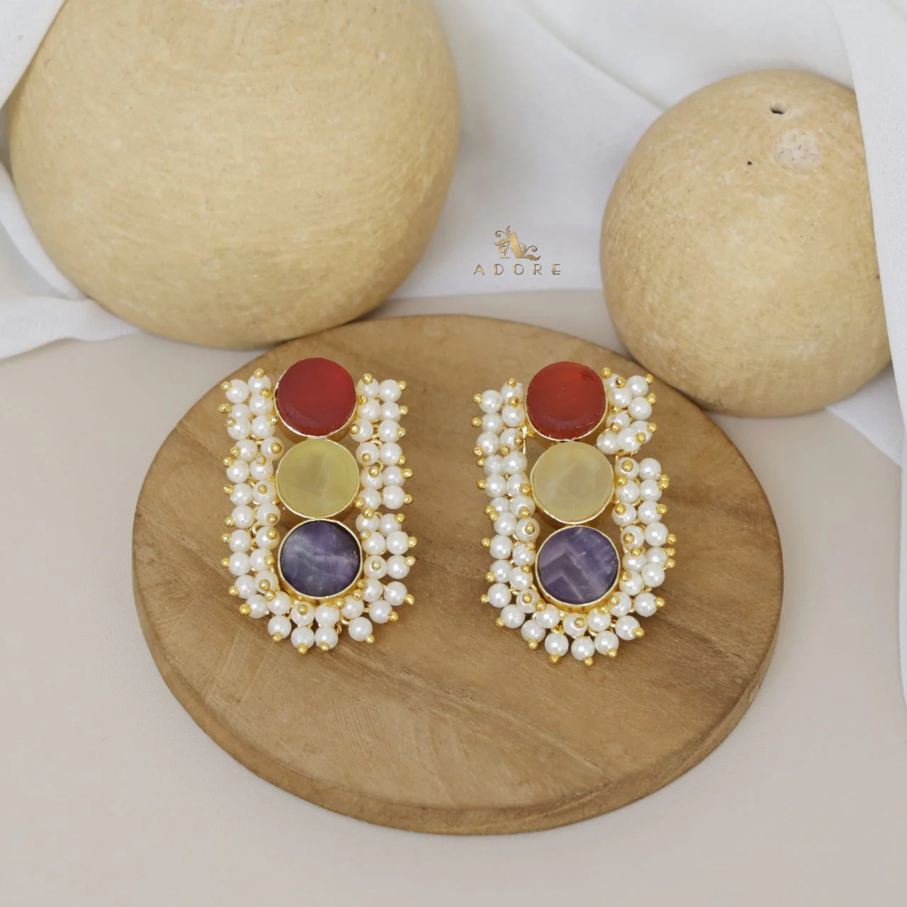 3 Stone Cluster Pearls (Mini) - Image 15