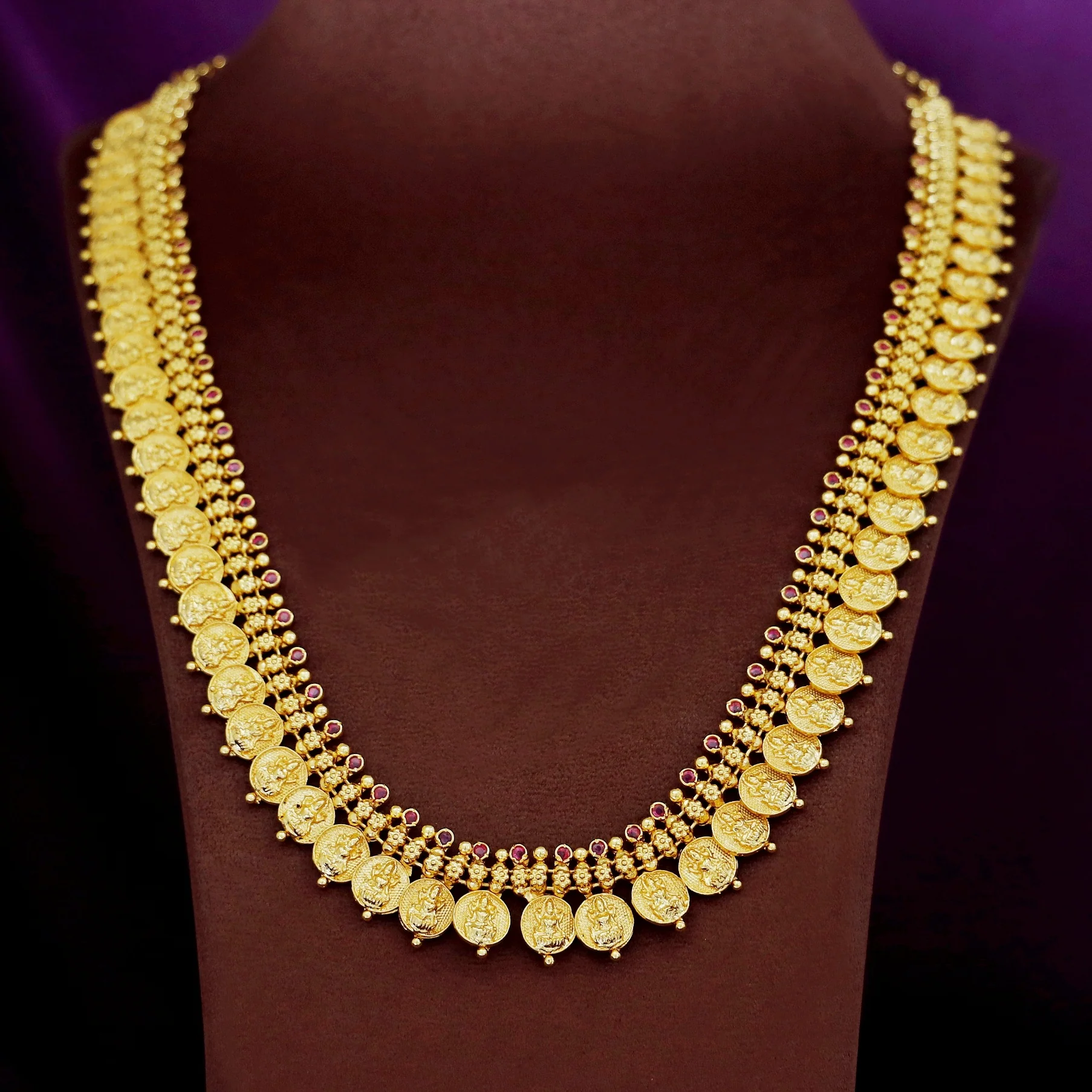 Aaditaya Kashi Long Haram Neckpiece - Image 2