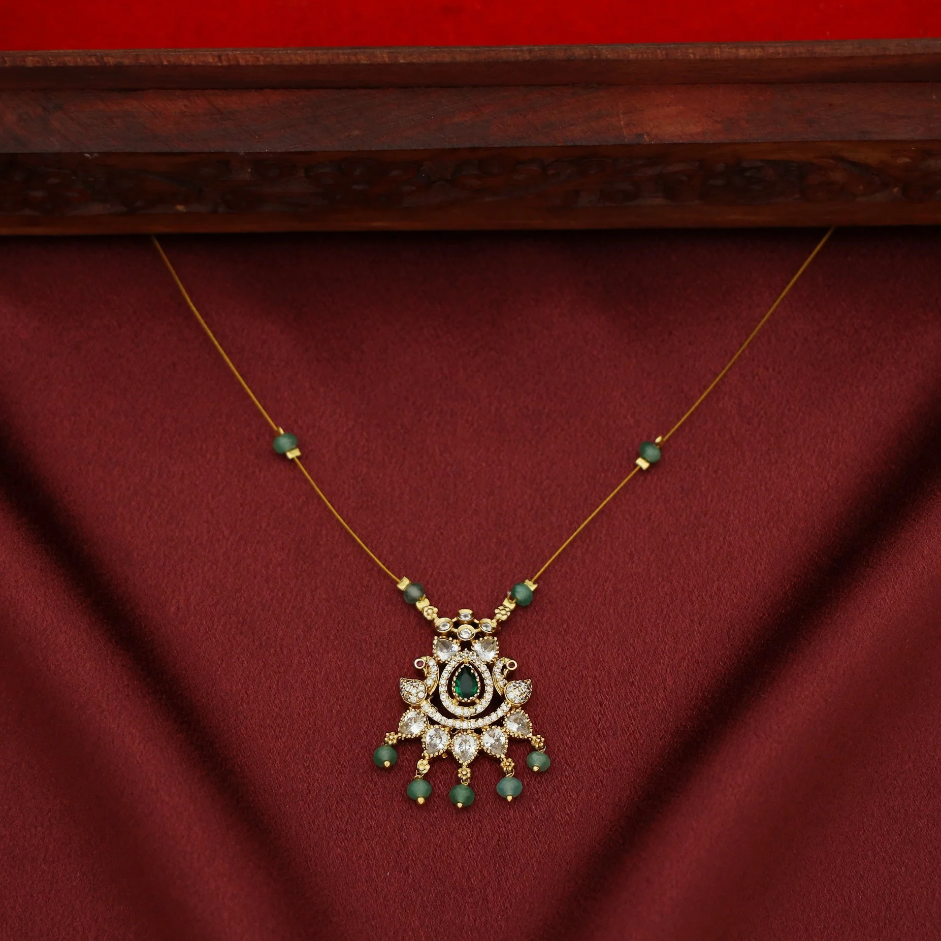Aaniya AD Stone Beaded String Neckpiece - Image 2