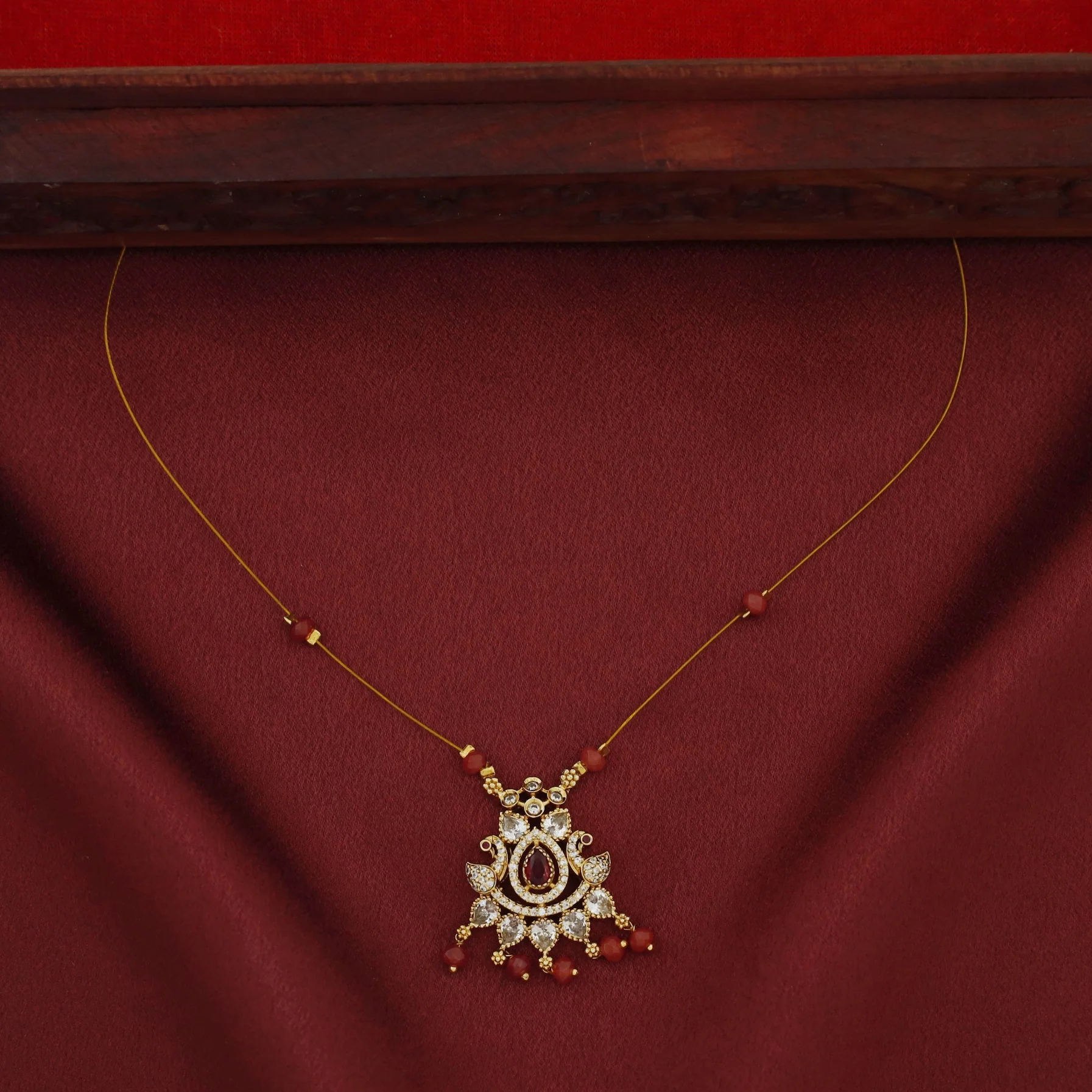 Aaniya AD Stone Beaded String Neckpiece - Image 3