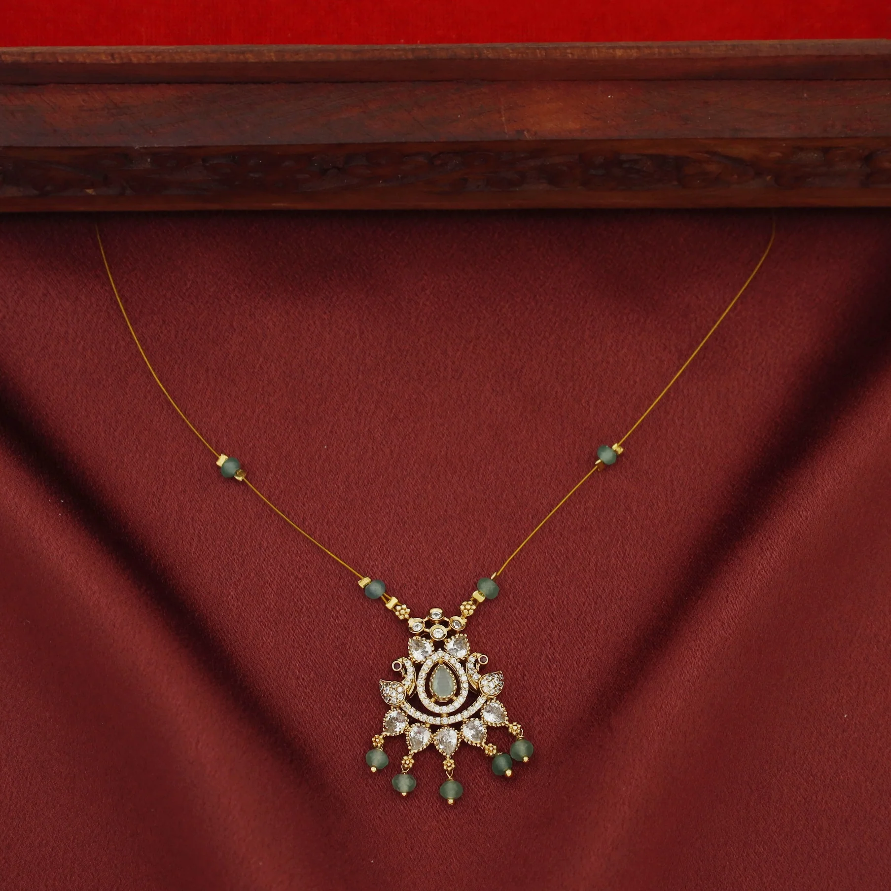 Aaniya AD Stone Beaded String Neckpiece - Image 4