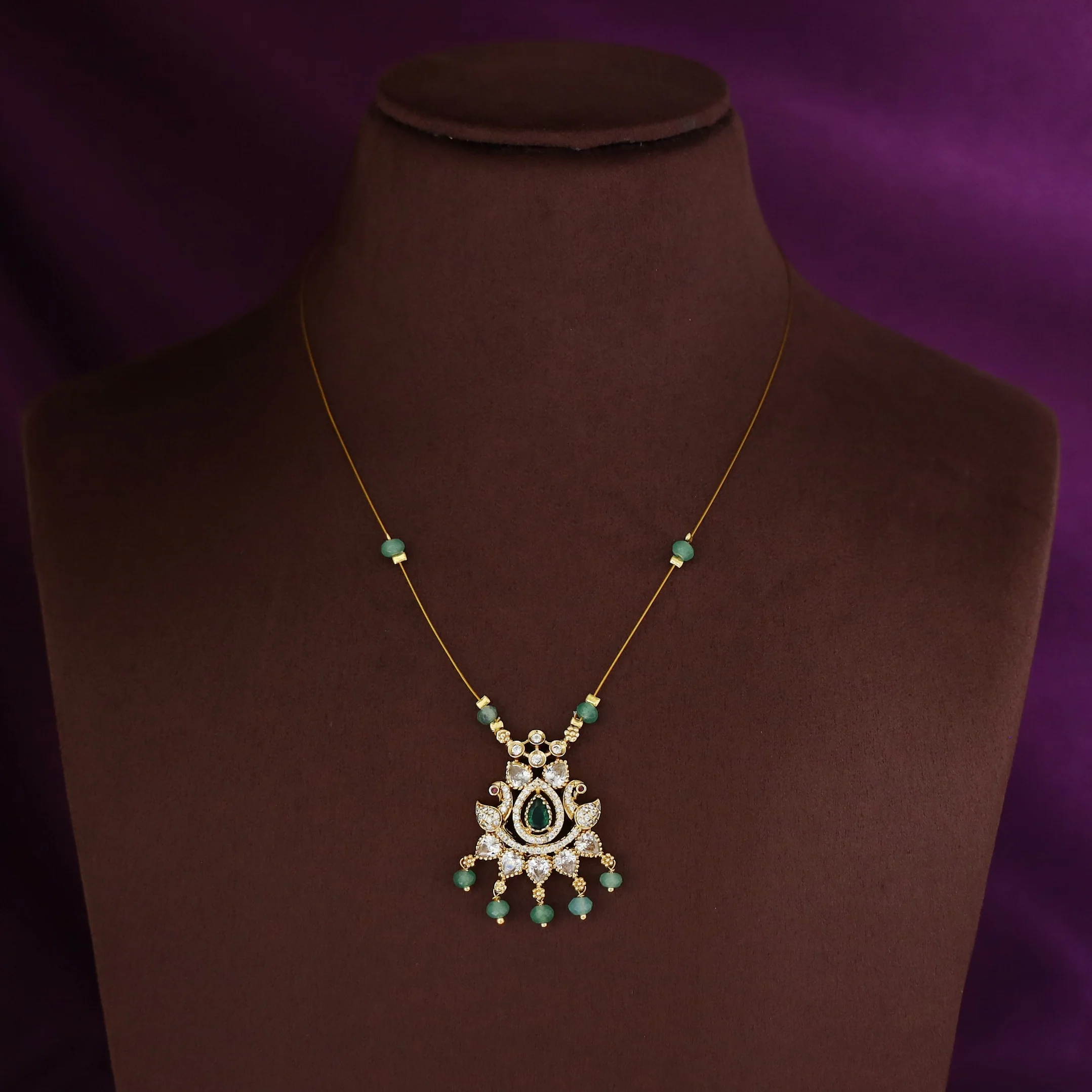 Aaniya AD Stone Beaded String Neckpiece - Image 9