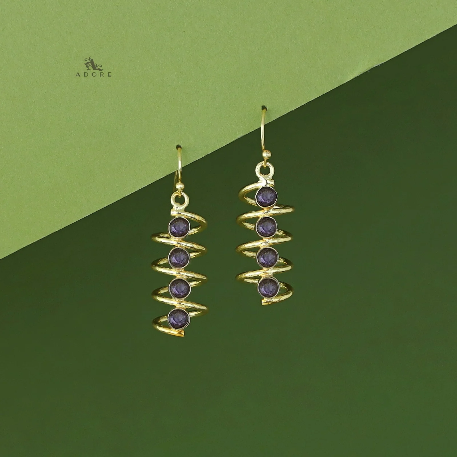 Aarathi Golden Spiral Drop - Image 10
