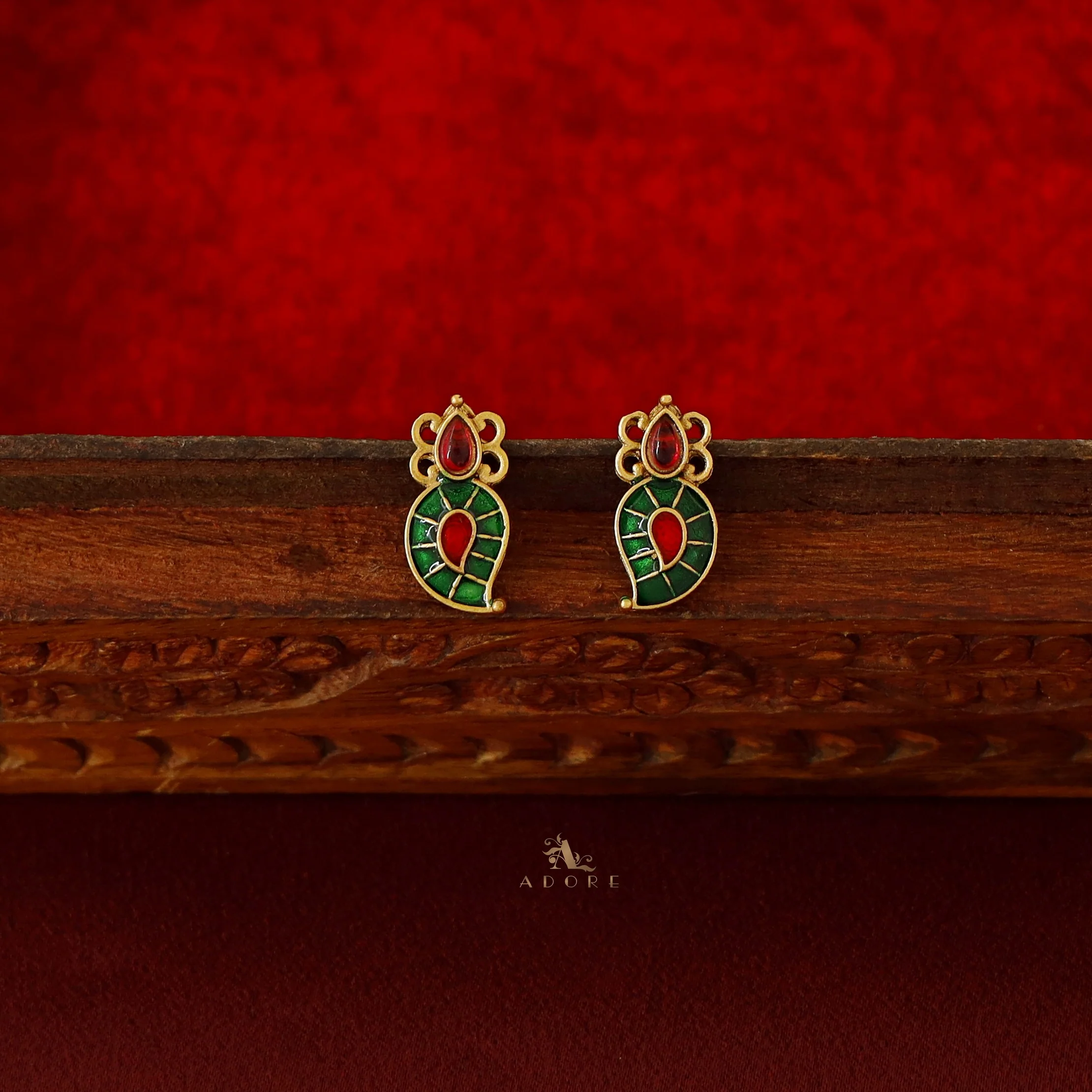 Aarya Devika Neckpiece With Earring - Image 8