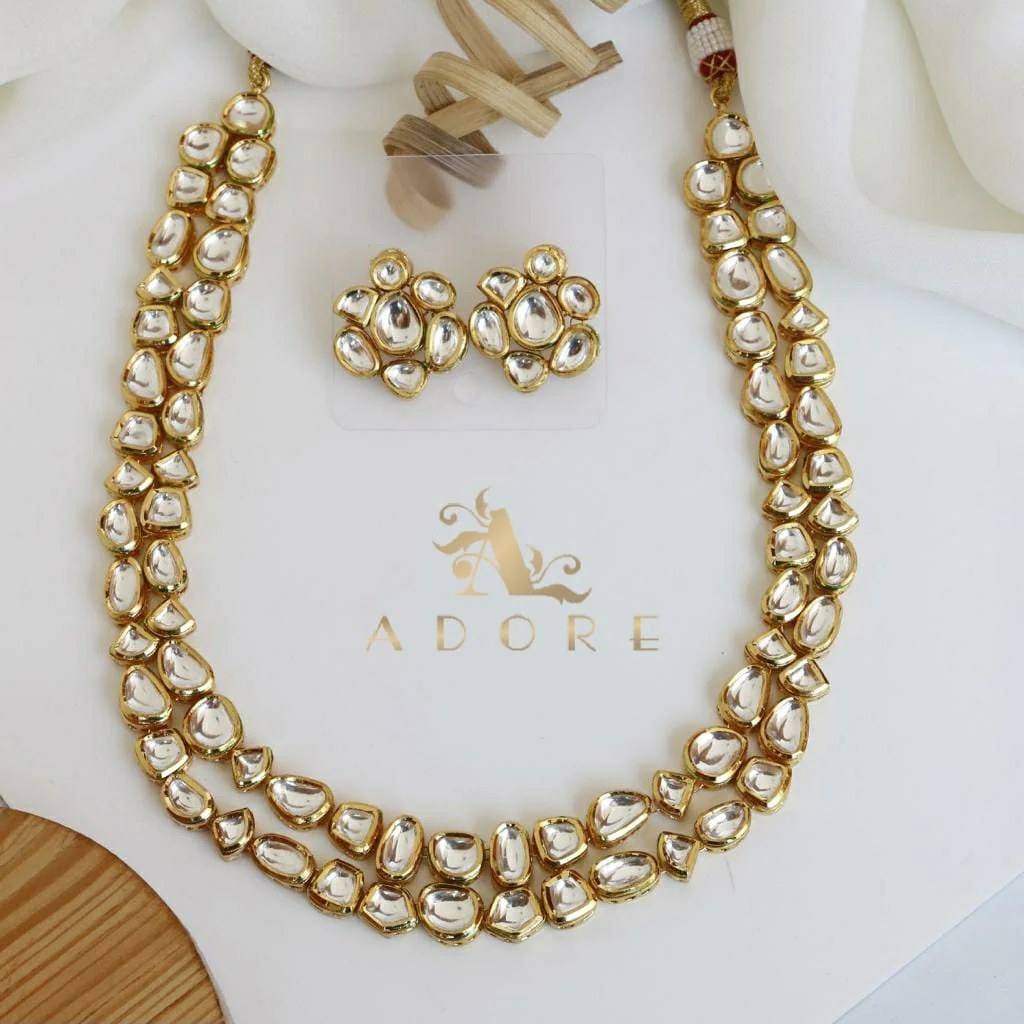 Aashrita Kundan Neckpiece With Earring - Image 2