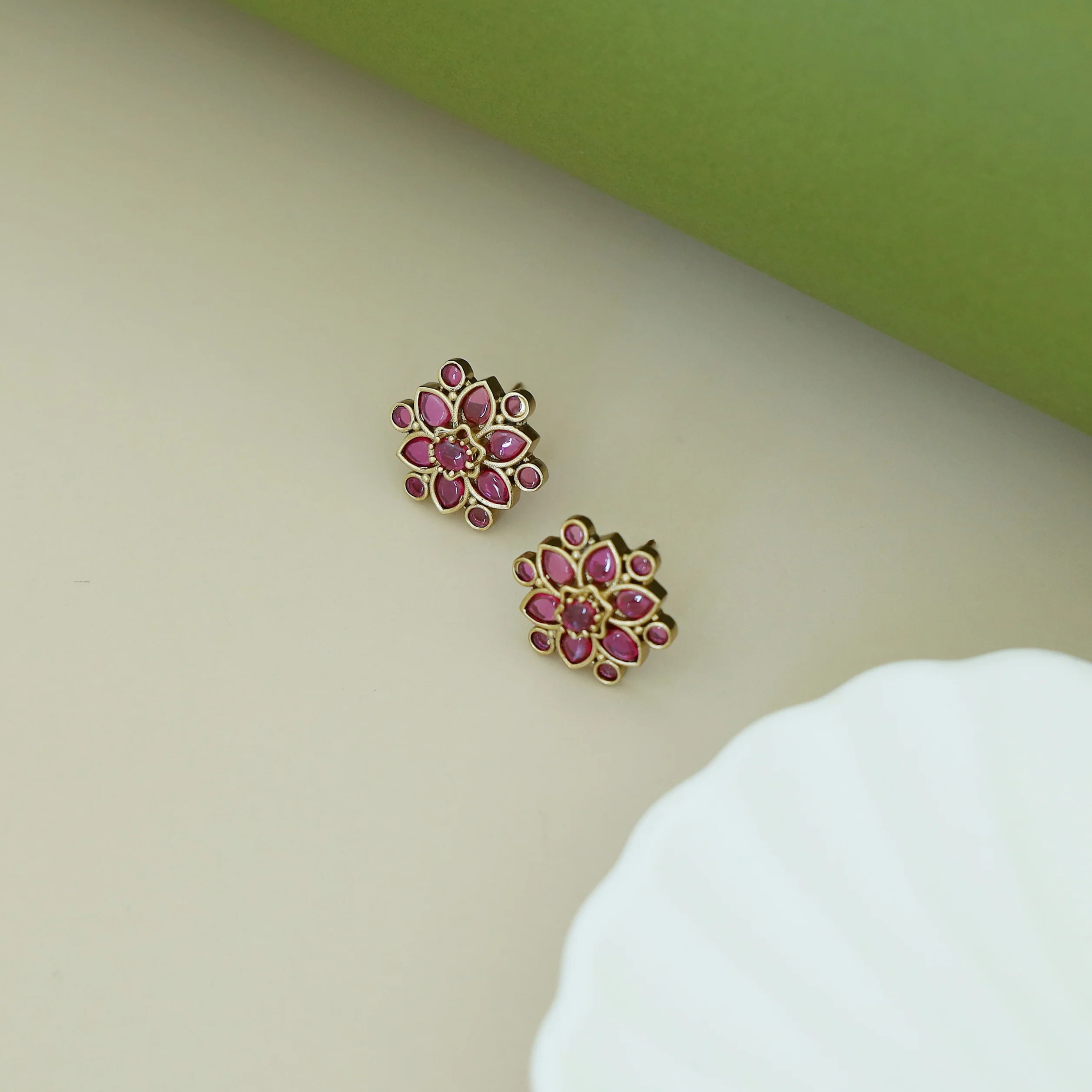 Abilasha Flower Earring - Image 4