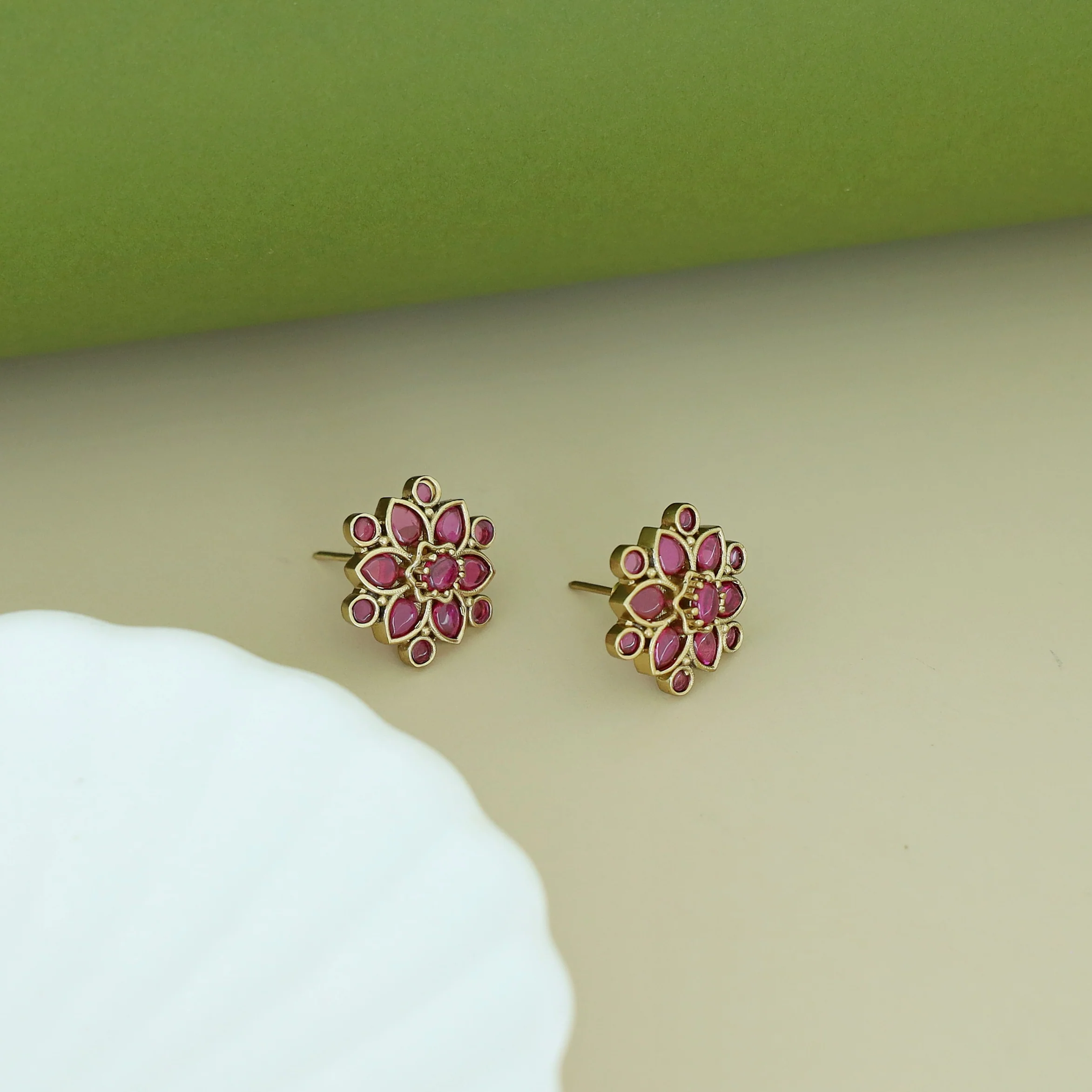 Abilasha Flower Earring - Image 5