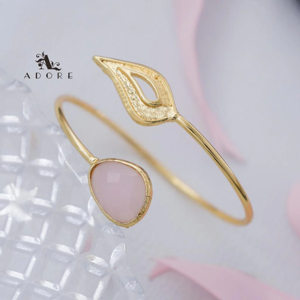 Abriana Glossy Leafy Bangle - Image 6