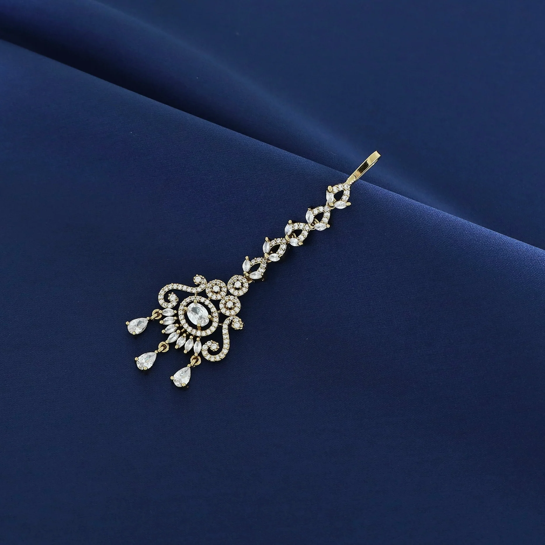 Nihira AD Stone Drop Tikka - Image 4