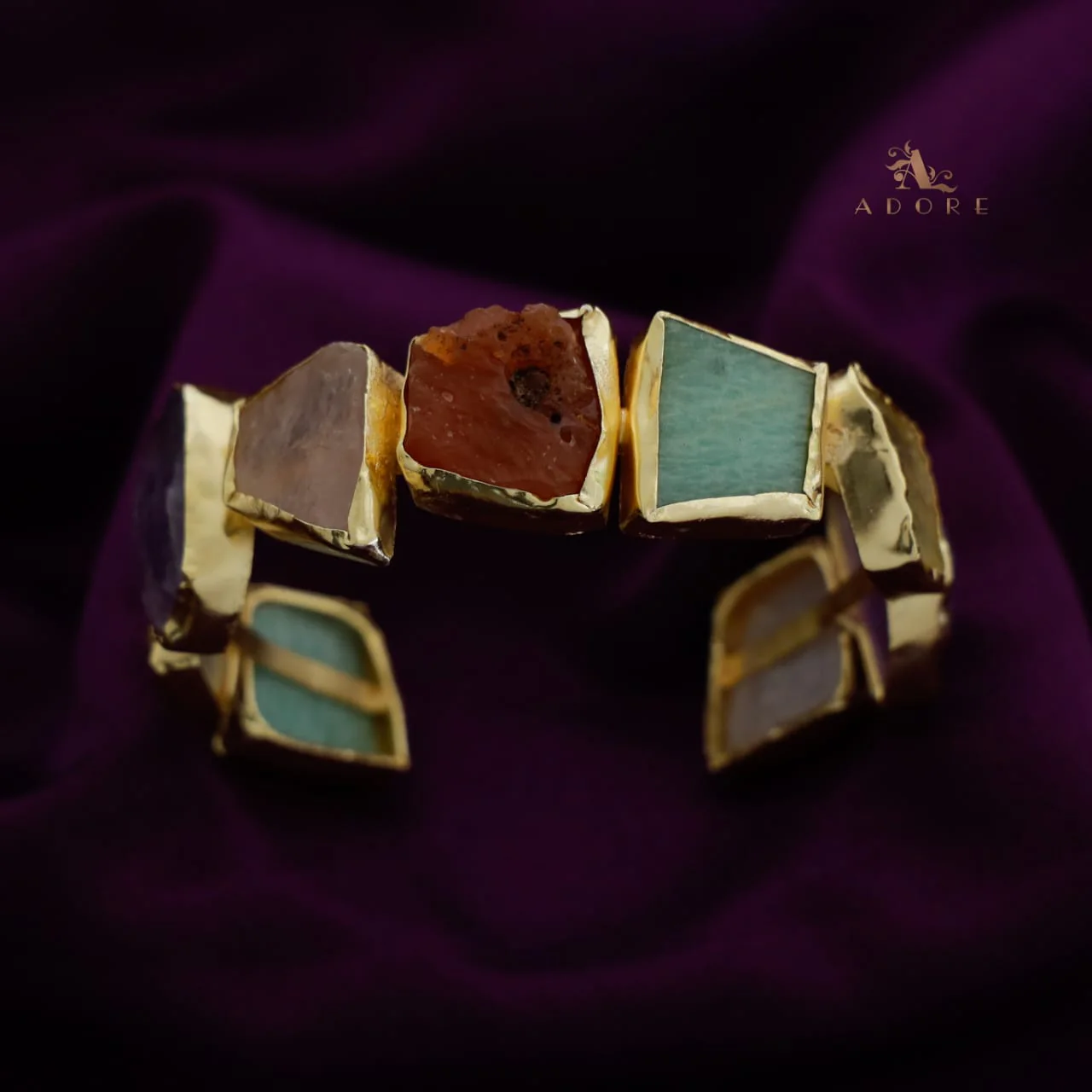 Adjustable Raw Stone Cuffs (Colour Options) - Image 11